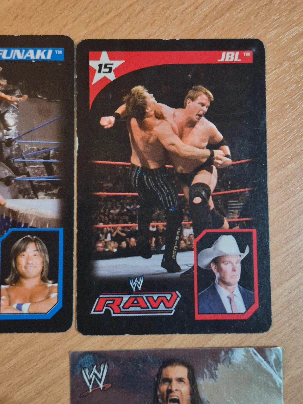 Lot Cartes & Autocollants Catch WWE Vintage (2004-2009) - Shawn Michaels, Great Khali – Topps 4