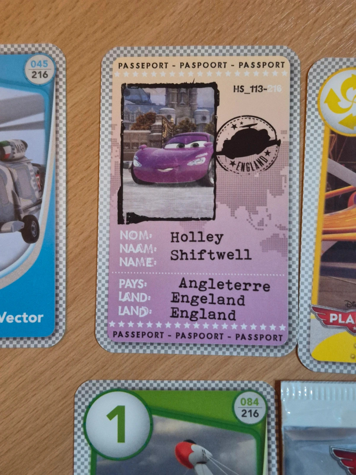 Lot Cartes Disney Planes & Cars + 1 Booster Neuf Scellé (Cora/Match) 2013 – Disney 3