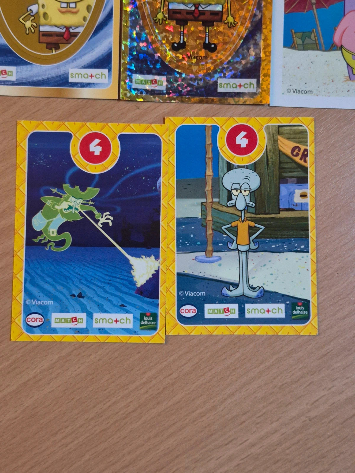 Lot 15 Cartes et Autocollants Bob l'éponge - Collection Cora / Match 2014 – SpongeBob SquarePants 5