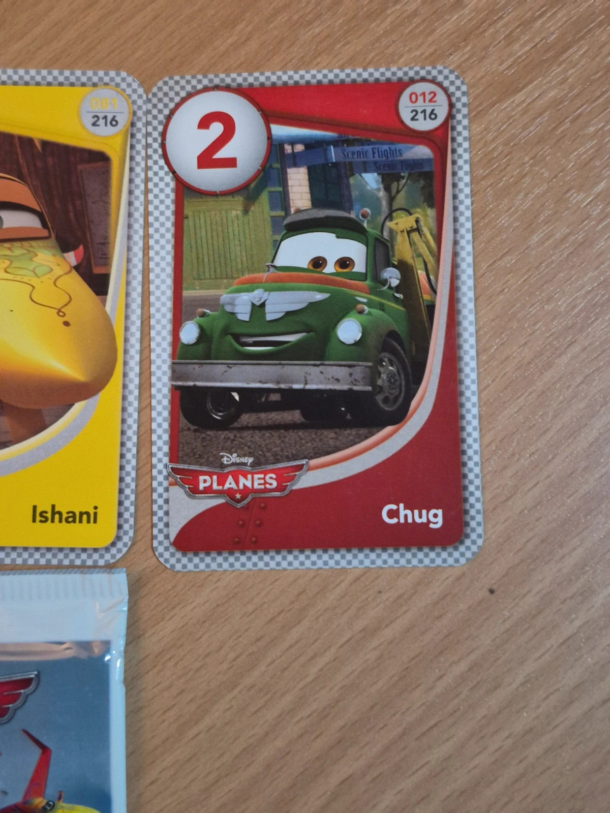 Lot Cartes Disney Planes & Cars + 1 Booster Neuf Scellé (Cora/Match) 2013 – Disney 5