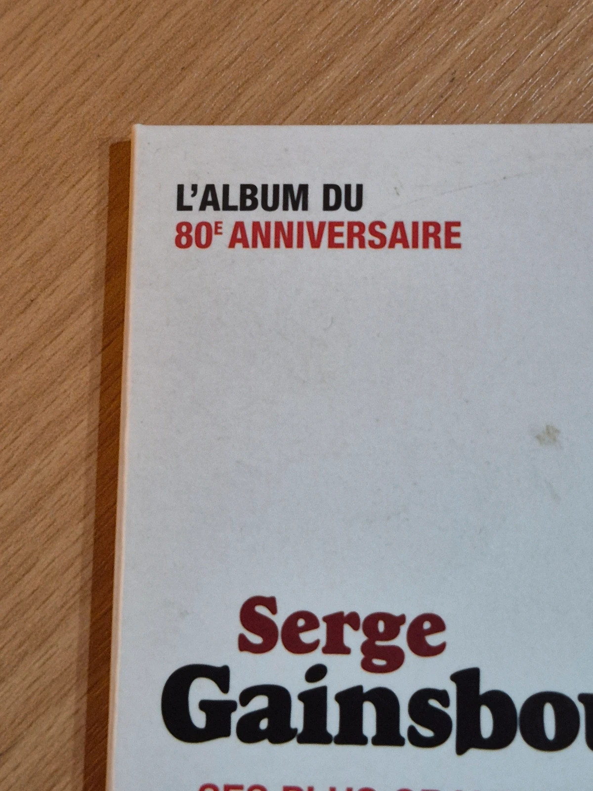 CD Serge Gainsbourg - Ses Plus Grands Succès (Album 80e Anniversaire) 2