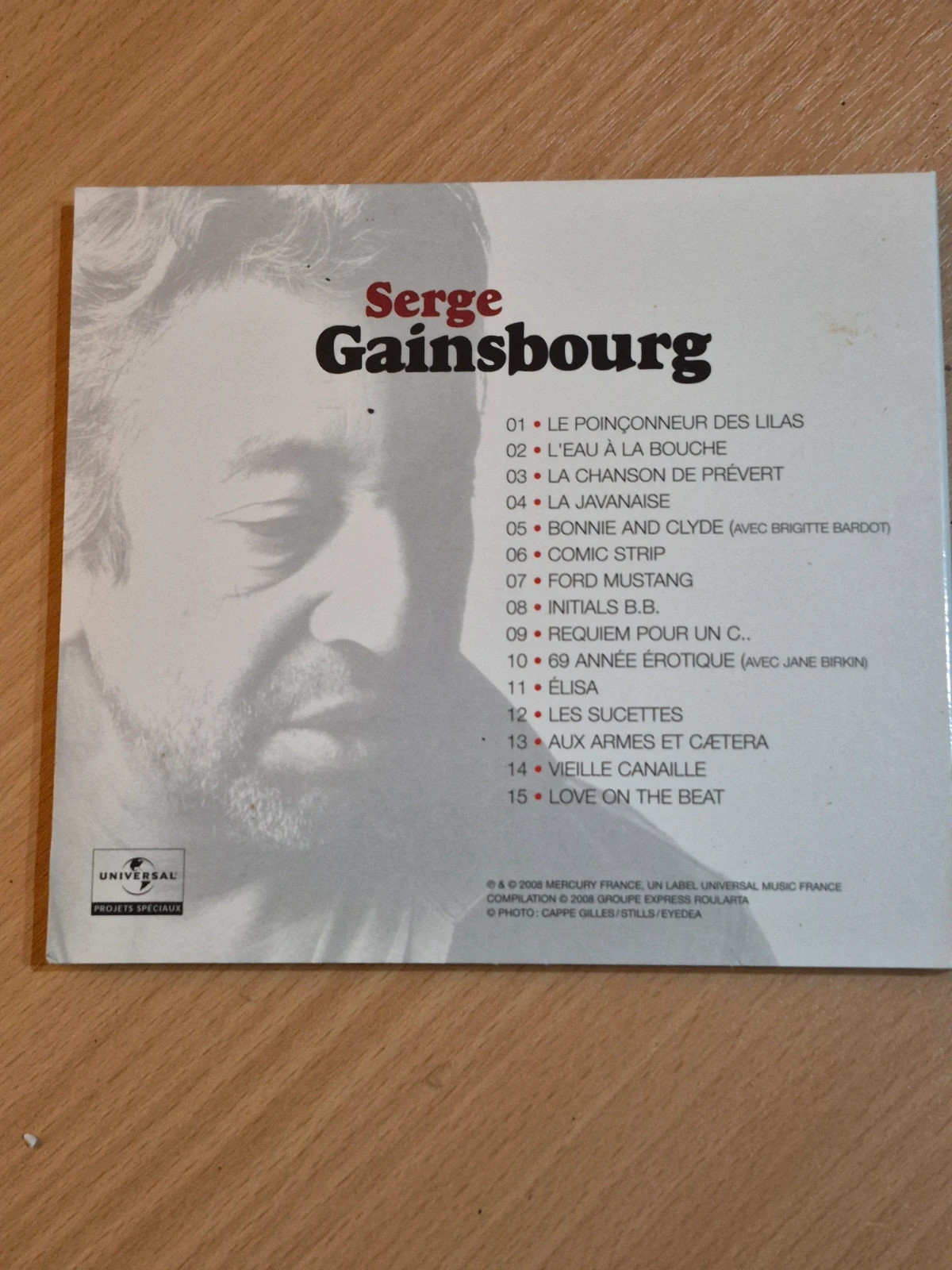 CD Serge Gainsbourg - Ses Plus Grands Succès (Album 80e Anniversaire) 3