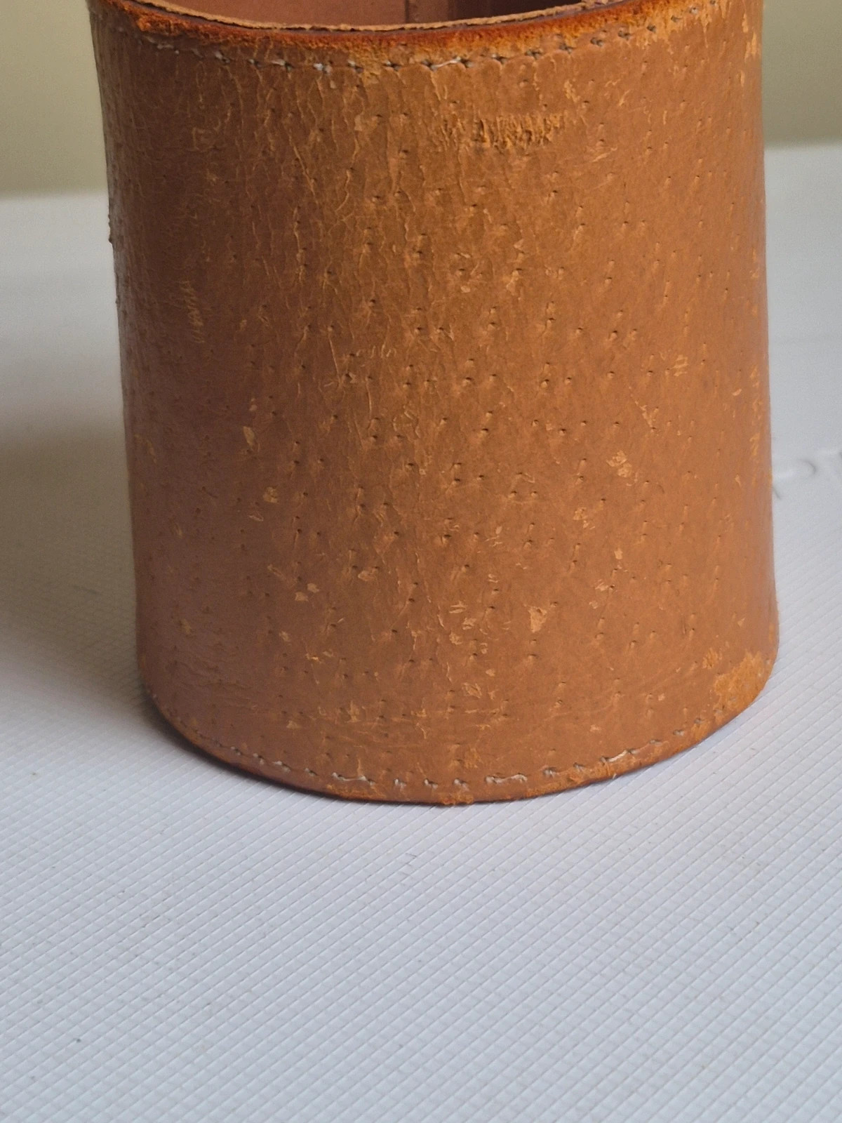 Petit Mug / Chope de Collection Vintage - Real Hide - Cuir - Made in England 3