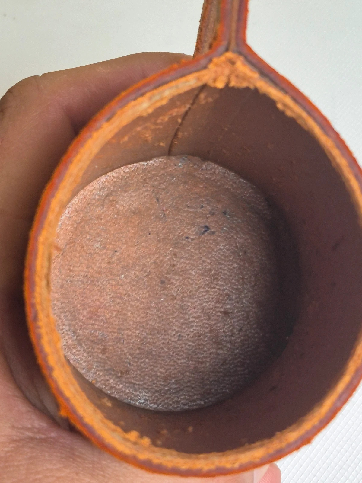Petit Mug / Chope de Collection Vintage - Real Hide - Cuir - Made in England 4