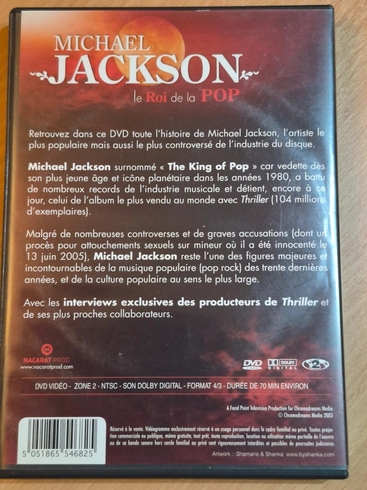 DVD Michael Jackson - Le Roi de la POP (Documentaire) 2