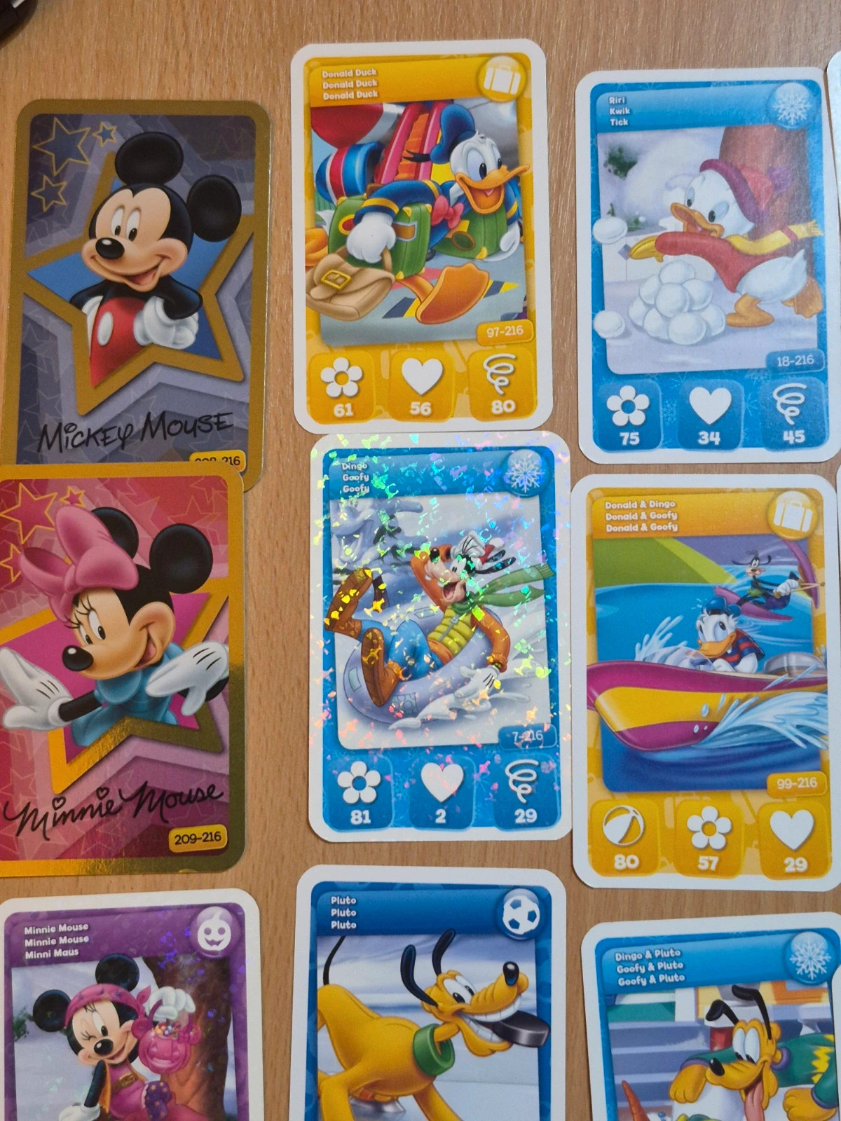 Lot 27 cartes Disney Mickey Mouse & Friends - Match / Cora 2012 – Disney 2