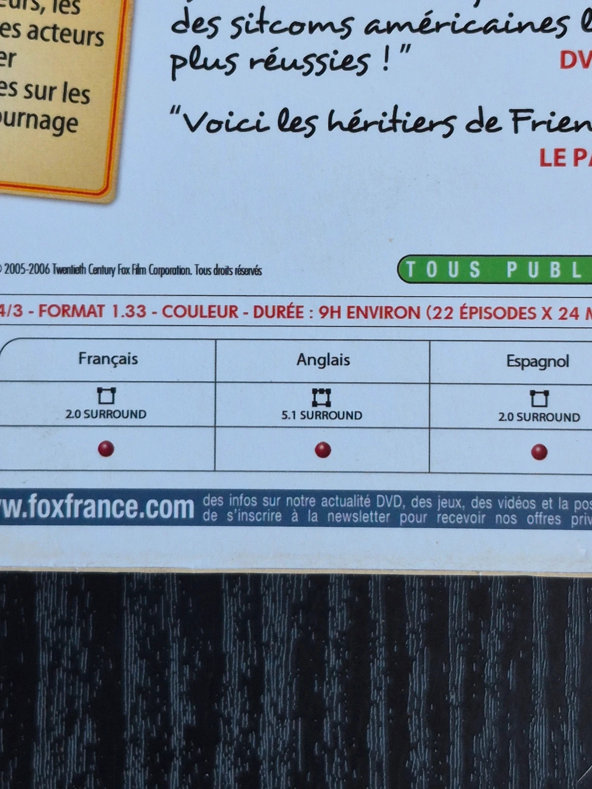 DVD How I Met Your Mother - Saison 1 Complète 3