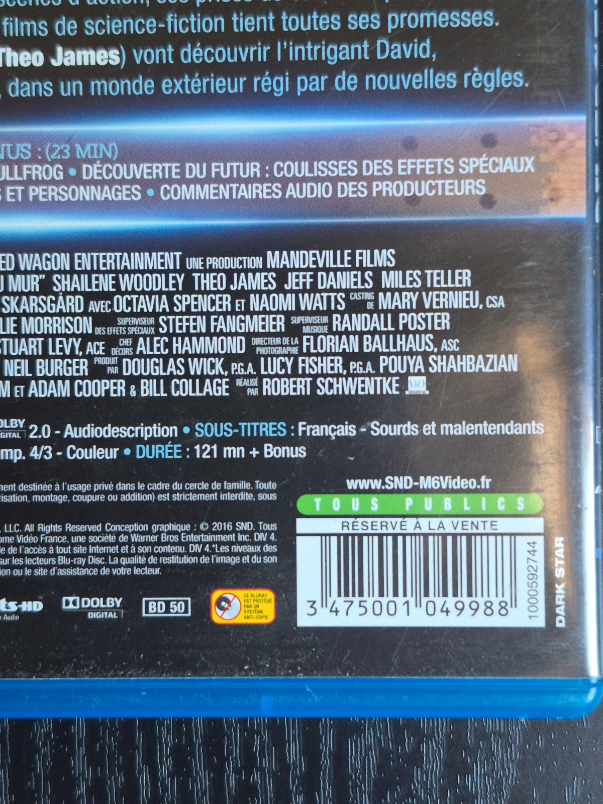Blu-ray Divergente 3 : Au-delà du mur 4