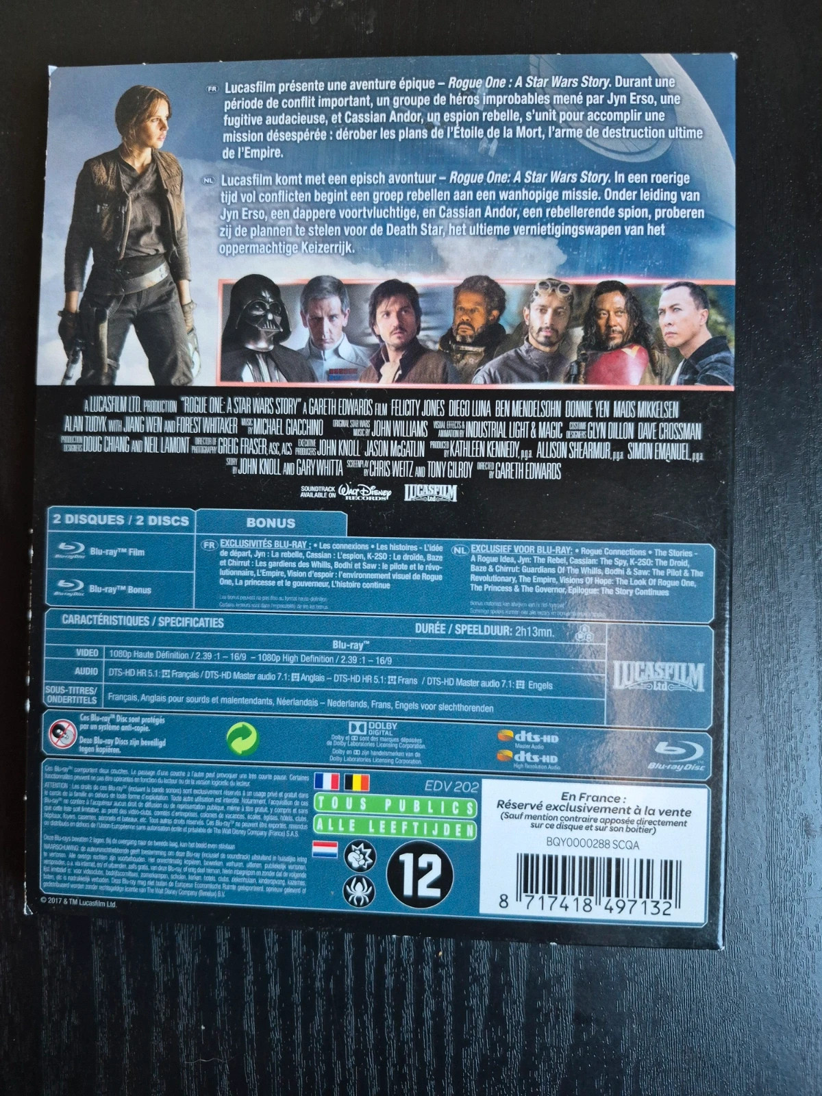 Blu-ray Rogue One : A Star Wars Story - Édition avec Fourreau 2