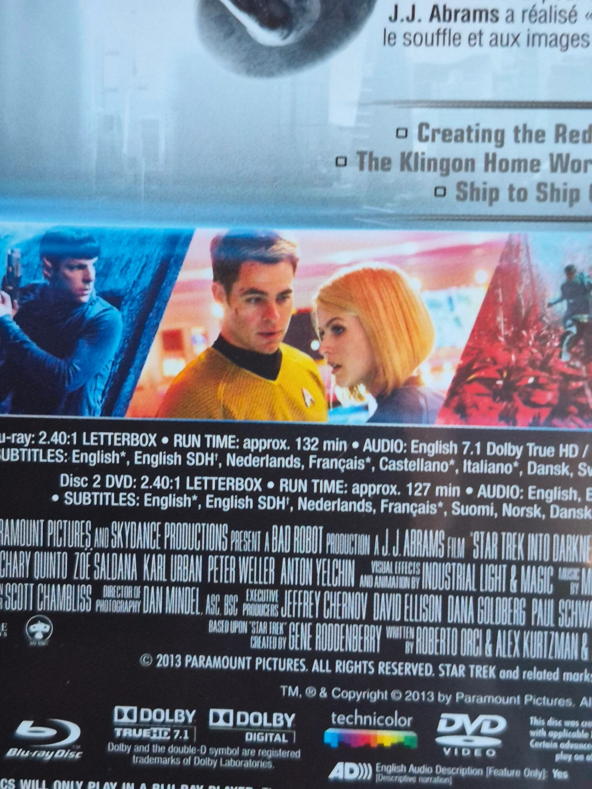Star Trek Into Darkness - Combo Blu-ray + DVD 3