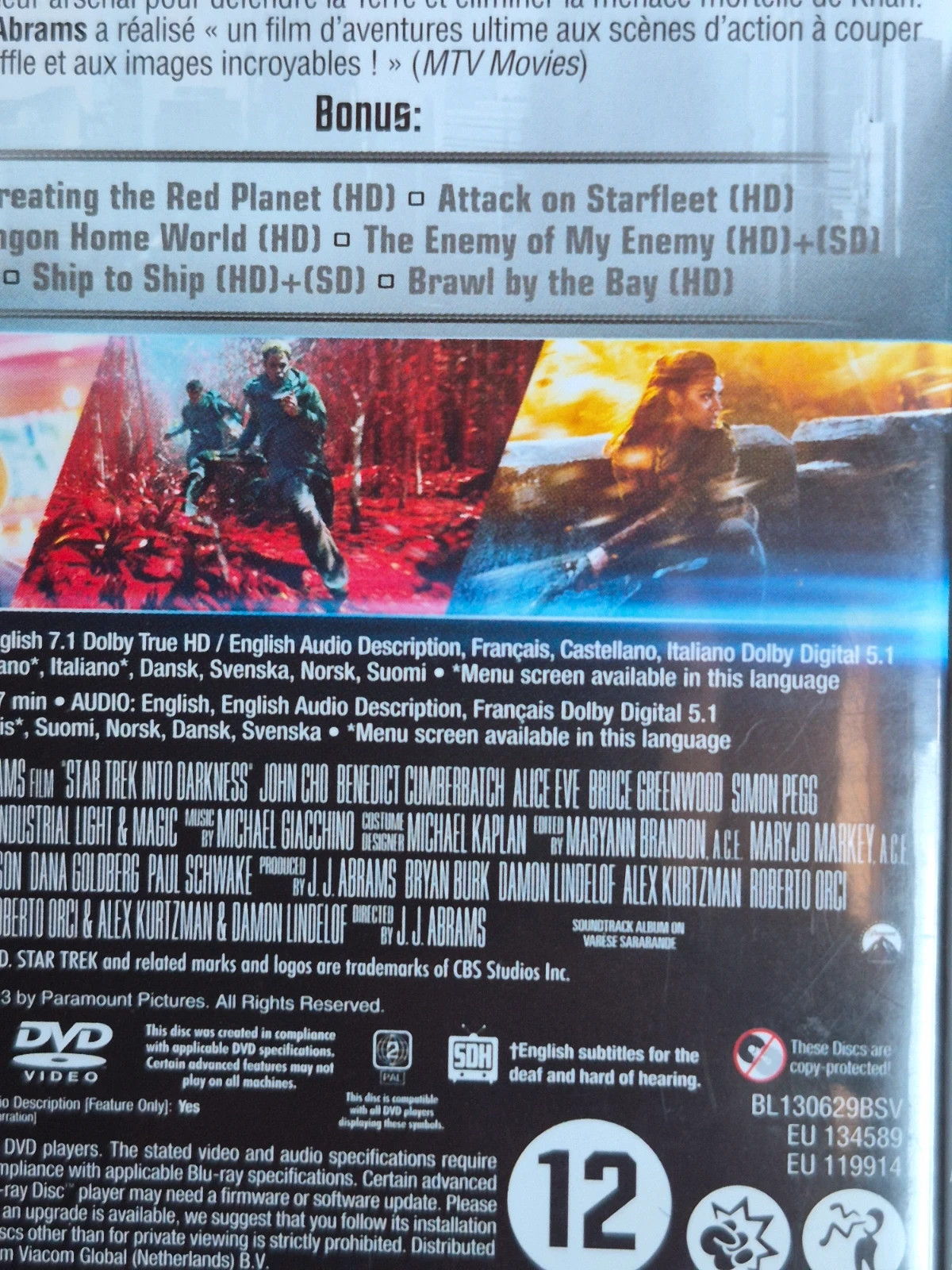 Star Trek Into Darkness - Combo Blu-ray + DVD 4