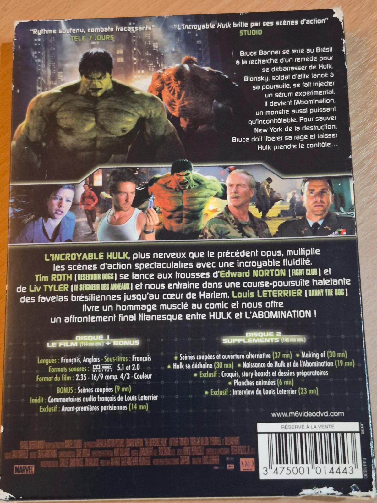 DVD L’Incroyable Hulk - Édition Collector 2 DVD (Fourreau Cartonné) 3