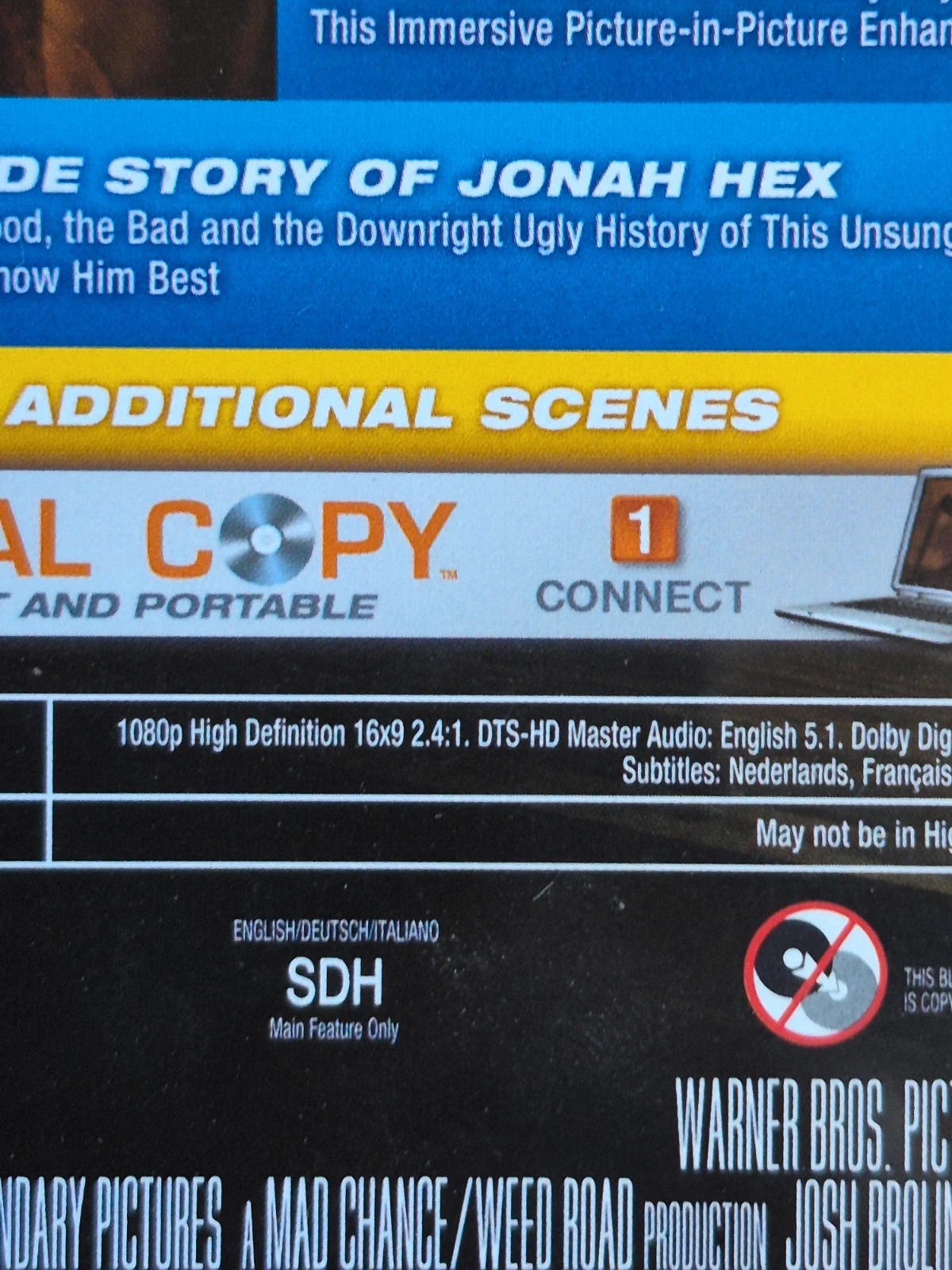 Blu-ray Jonah Hex - État Nickel - Josh Brolin & Megan Fox 3