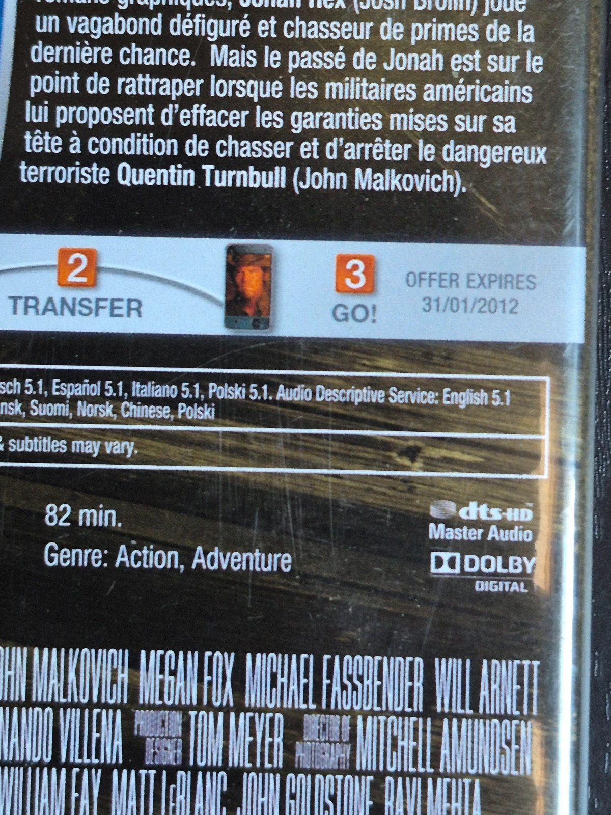 Blu-ray Jonah Hex - État Nickel - Josh Brolin & Megan Fox 5