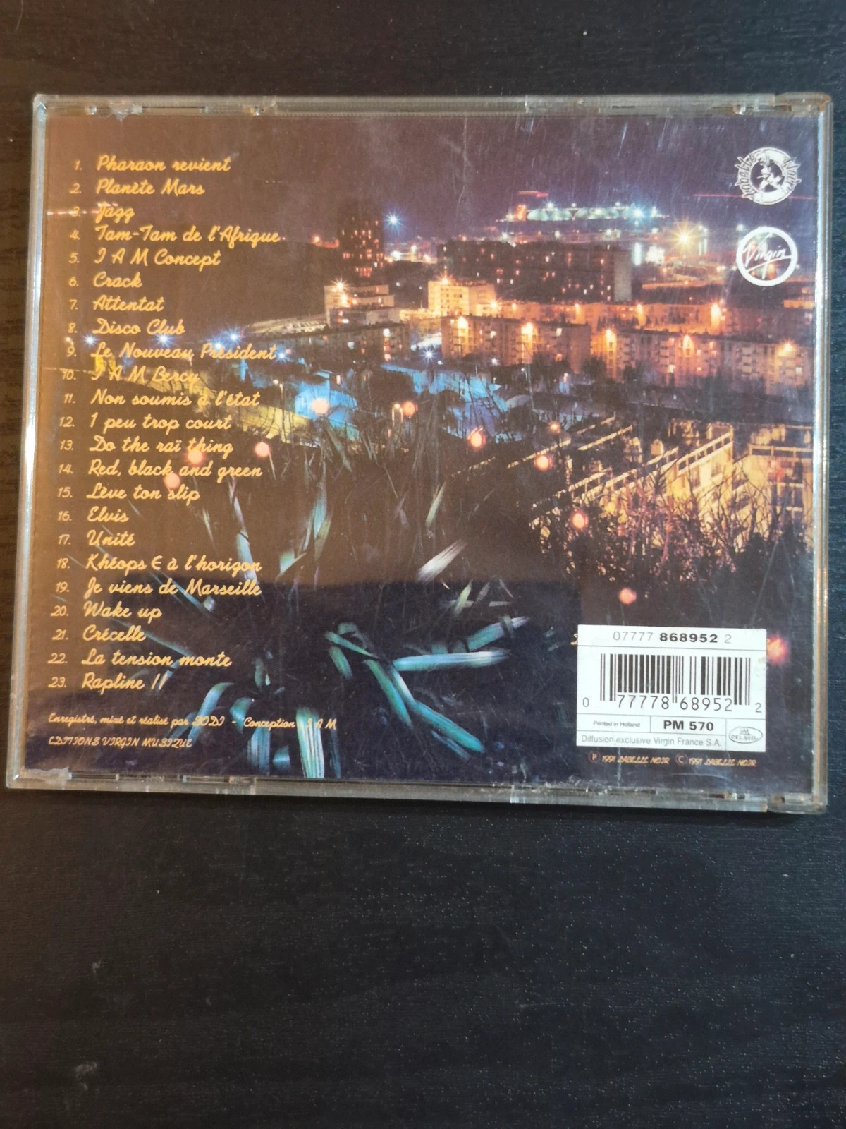 IAM - Album De la planète Mars (premier Album CD 1991) 2