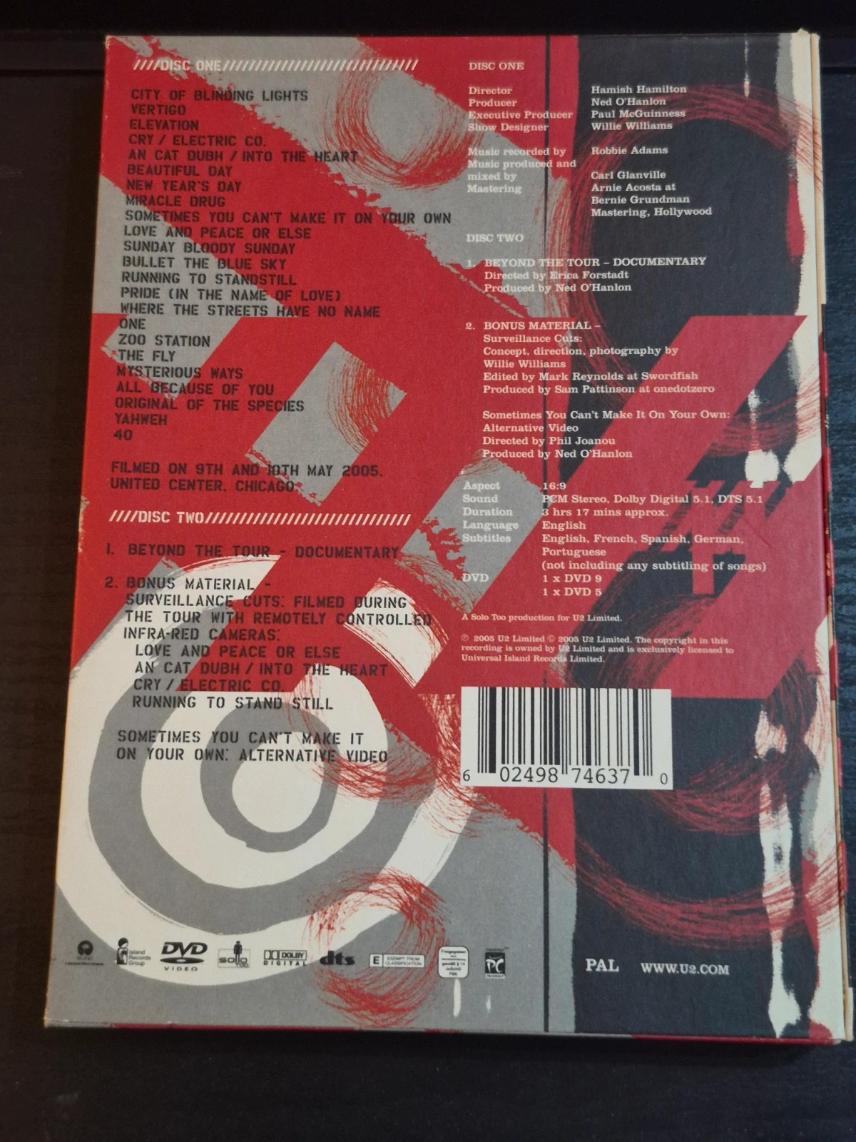 DVD U2 - Vertigo 2005 Live from Chicago - Édition Collector 2 DVD + Livret 2