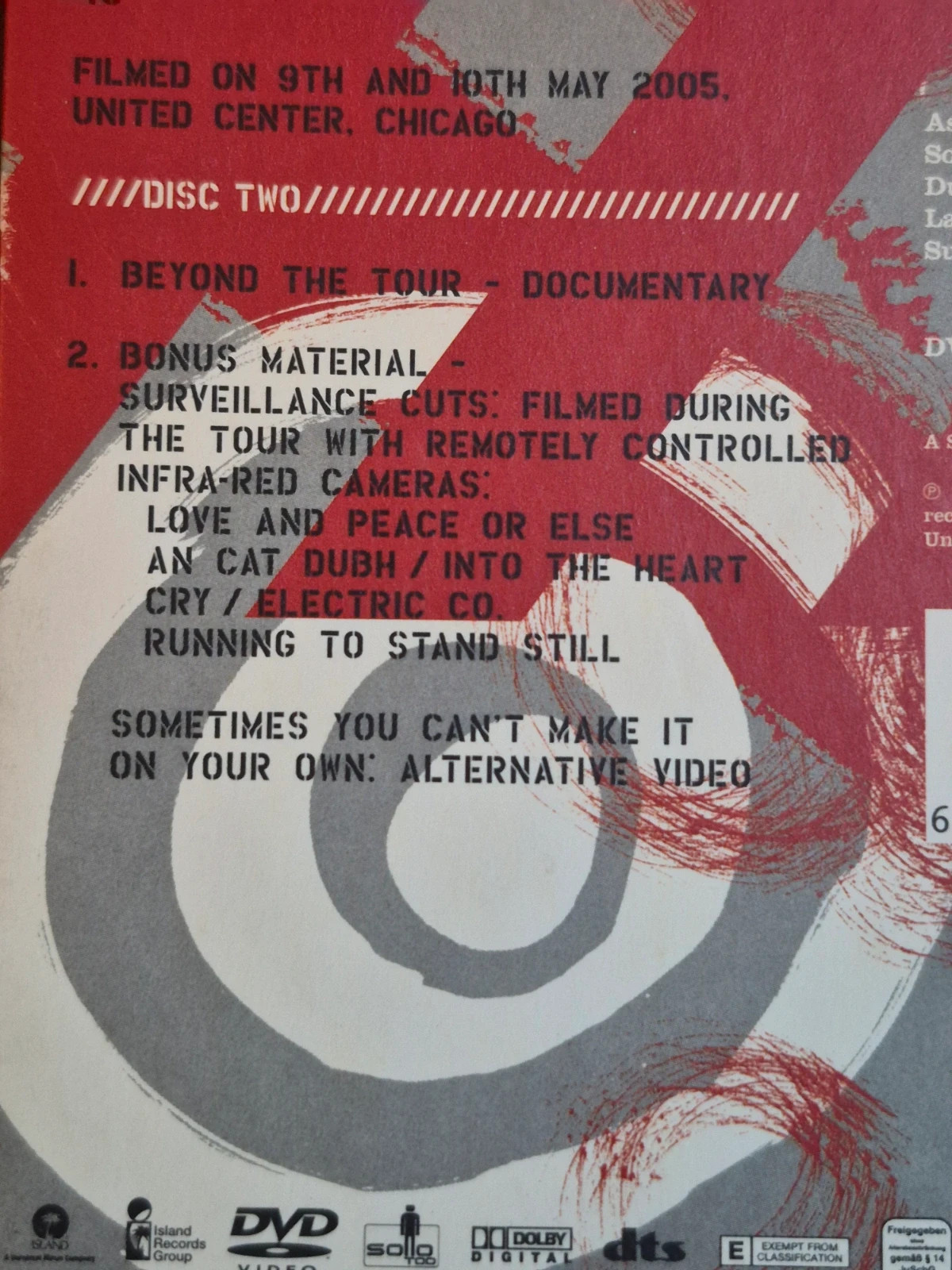 DVD U2 - Vertigo 2005 Live from Chicago - Édition Collector 2 DVD + Livret 4
