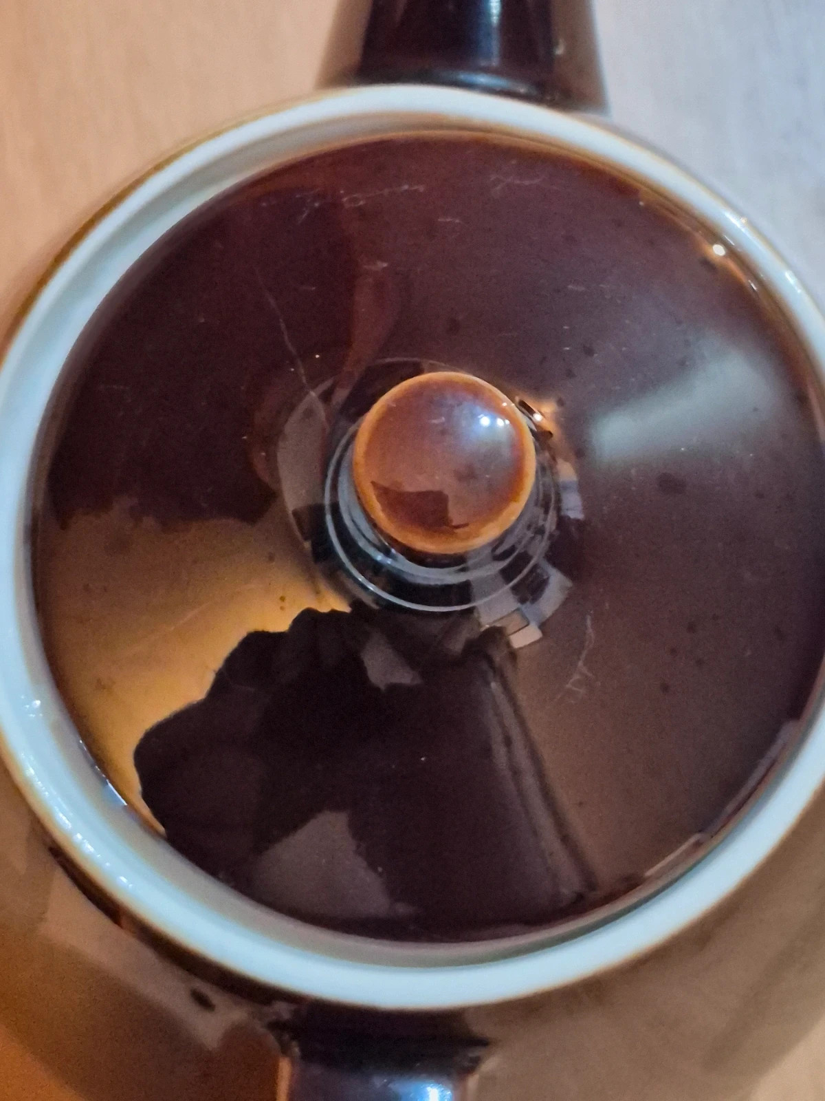 Théière Vintage Villeroy & Boch Luxembourg - Céramique Marron Glacé années 60/70 – Villeroy & Boch 5