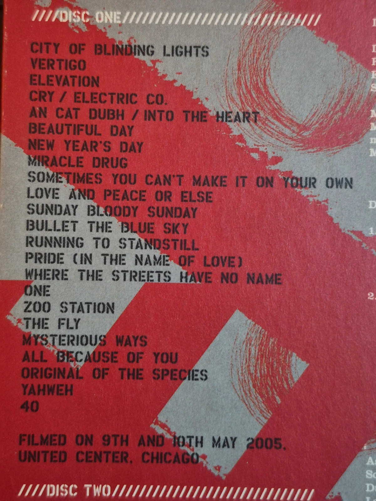 DVD U2 - Vertigo 2005 Live from Chicago - Édition Collector 2 DVD + Livret 3