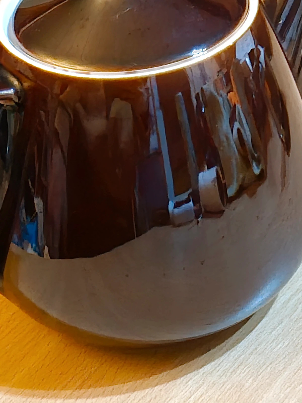 Théière Vintage Villeroy & Boch Luxembourg - Céramique Marron Glacé années 60/70 – Villeroy & Boch 4