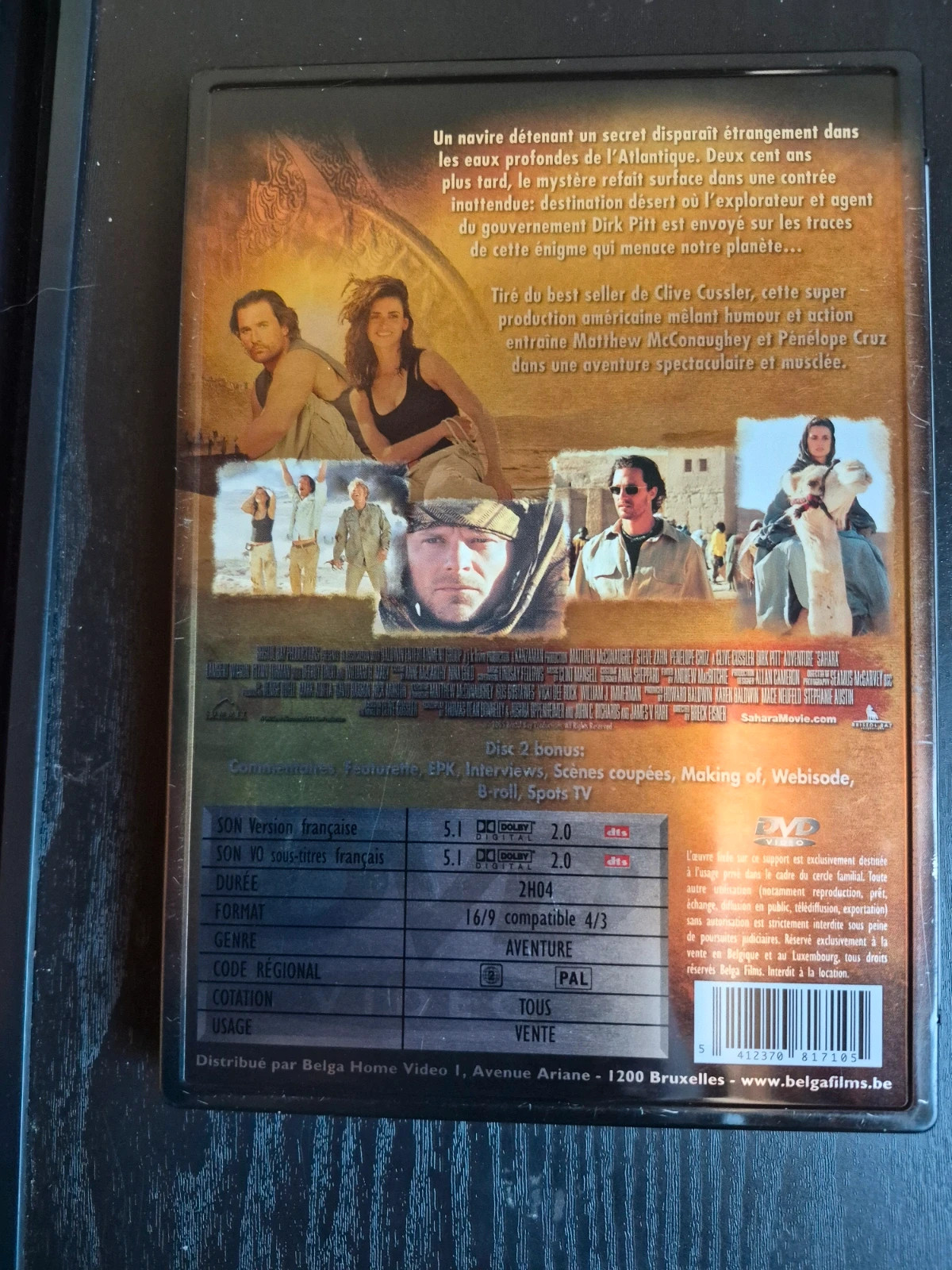 DVD Sahara - Édition Collector Boîtier Métal (Steelbook) 2