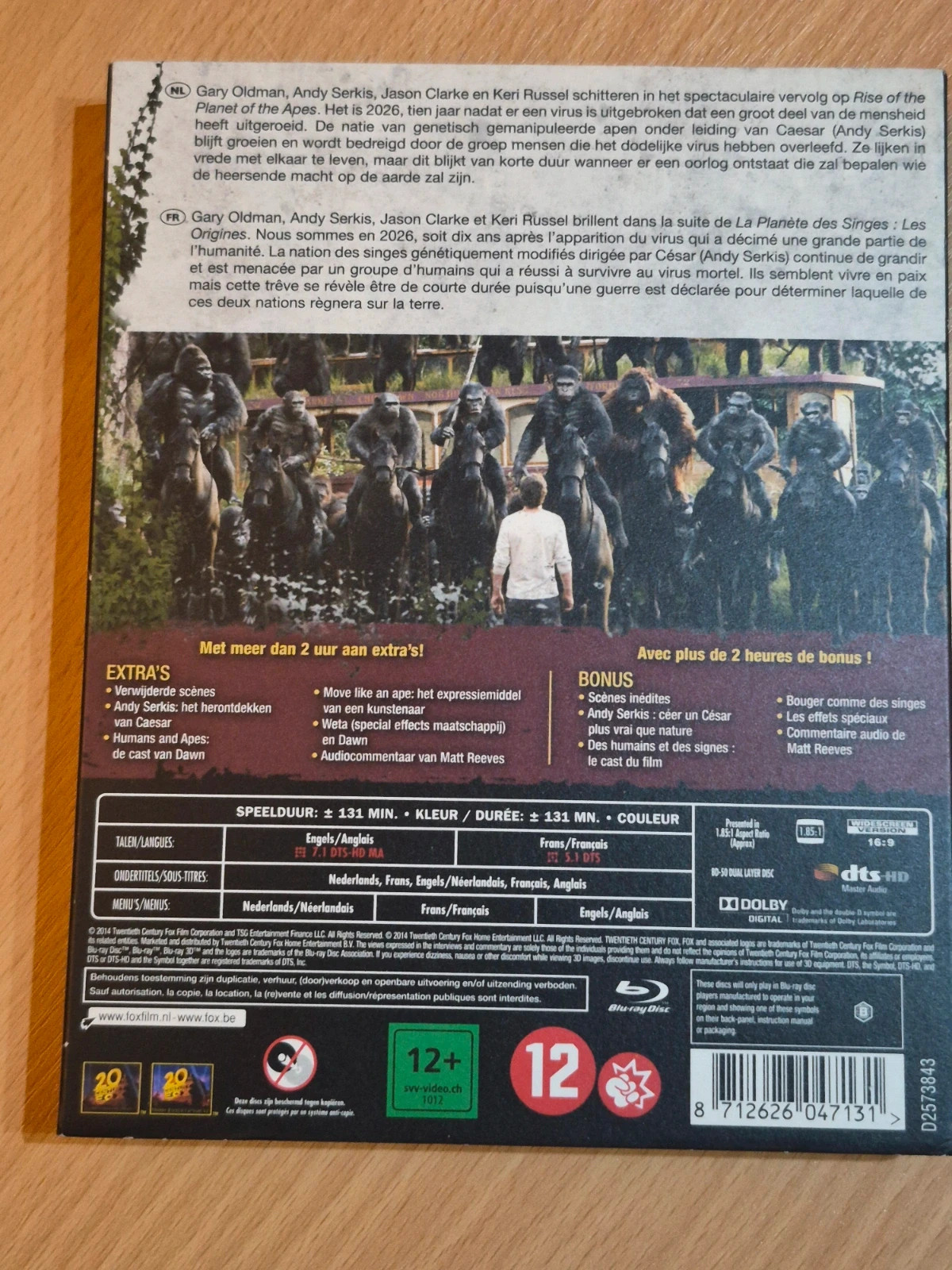 La Planète des Singes : L’Affrontement - Blu-ray 3D + 2D + Fourreau 2