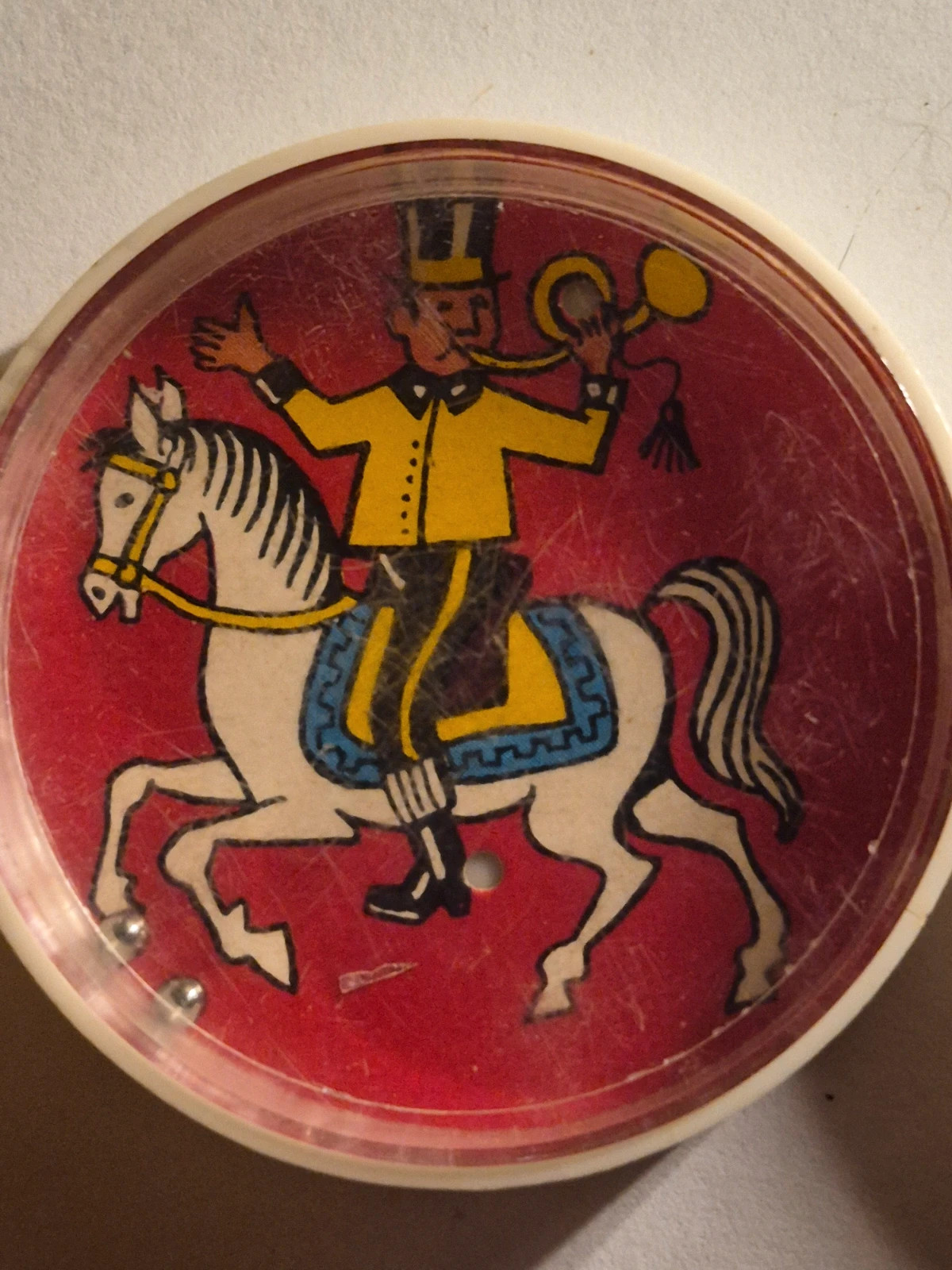 Lot 2 Jeux de Patience Vintage - Puzzle à Bille Rétro (Cirque & Auto) 2