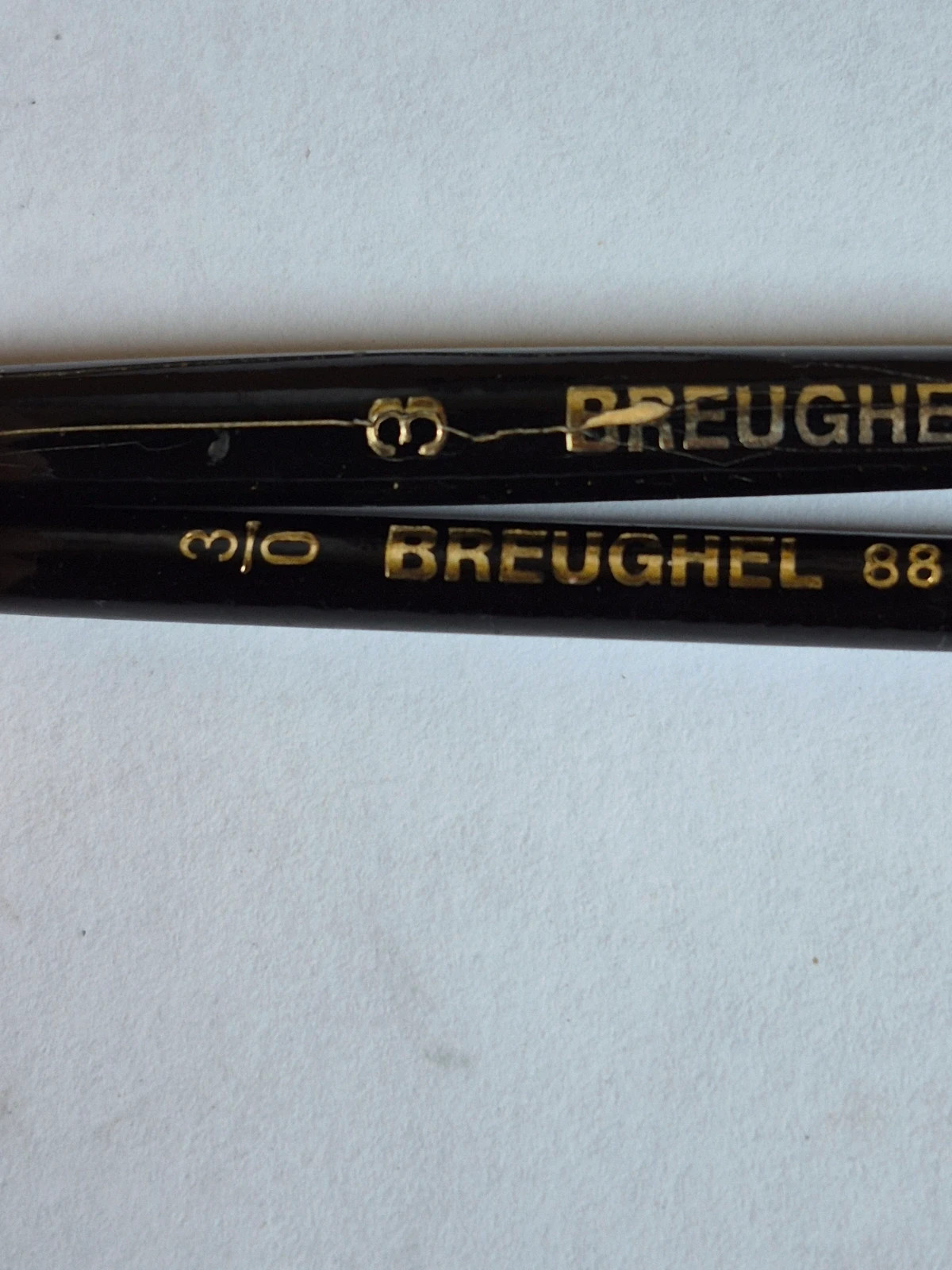Lot 2 pinceaux breughel 98 martre kolinsky (taille 3 & 3/0) – breughel 4
