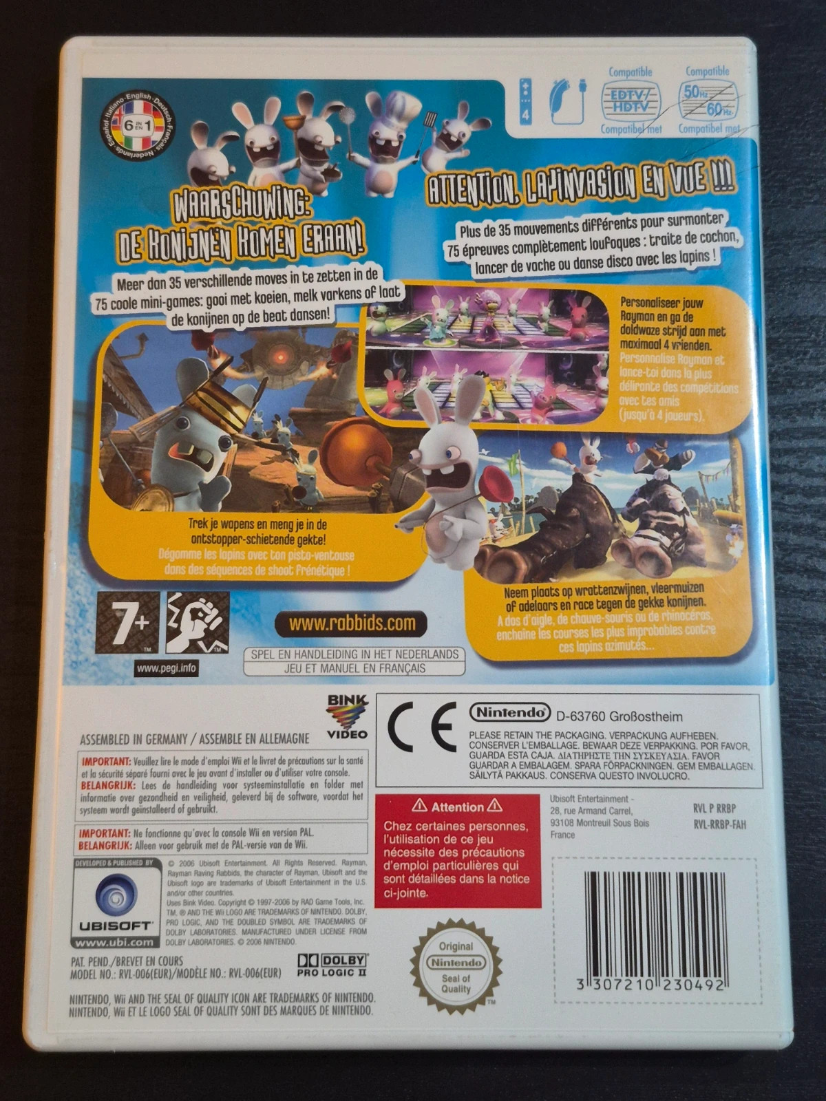 Jeu Rayman contre les lapins crétins pour Wii complet 2