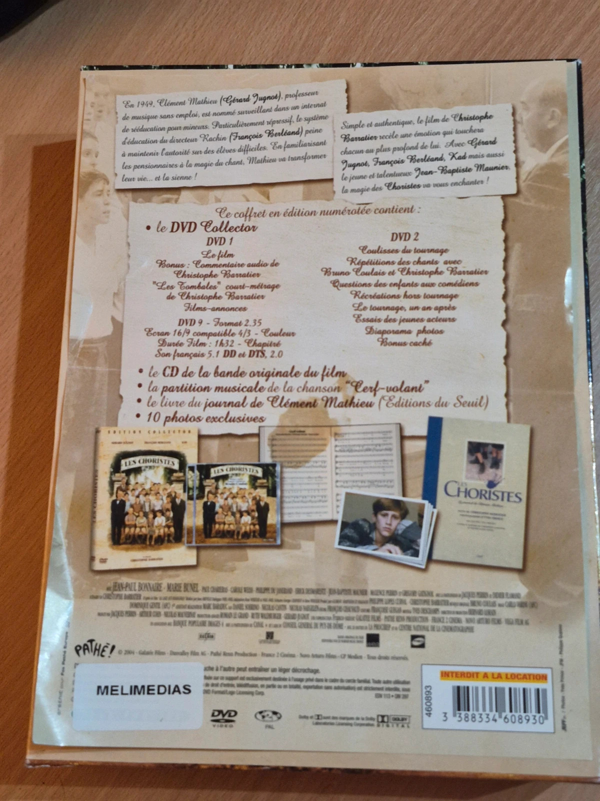 Coffret Les Choristes édition prestige complet 2