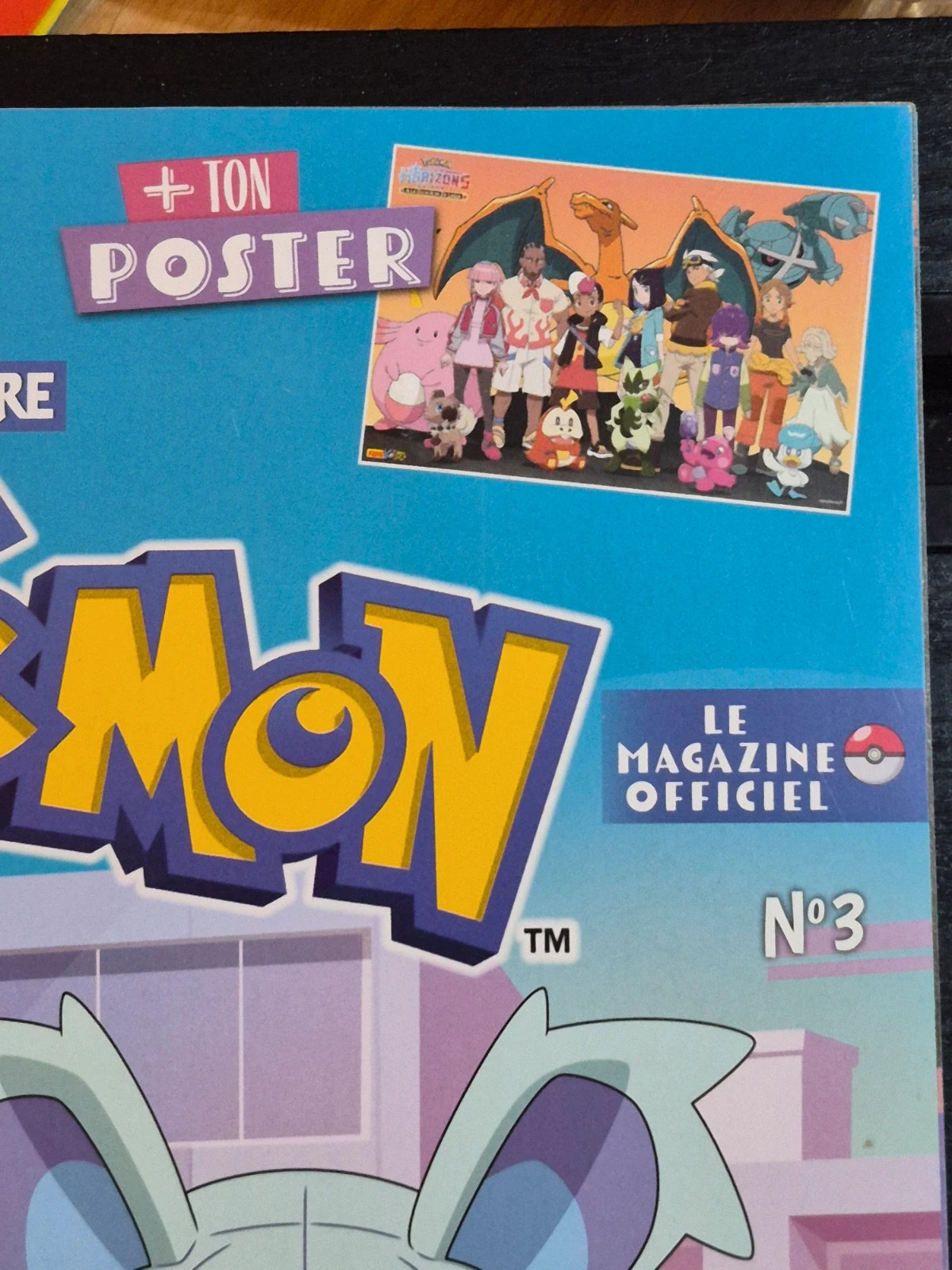Magazine Pokémon Aventure N°3 (2025) + Poster sans cartes 3