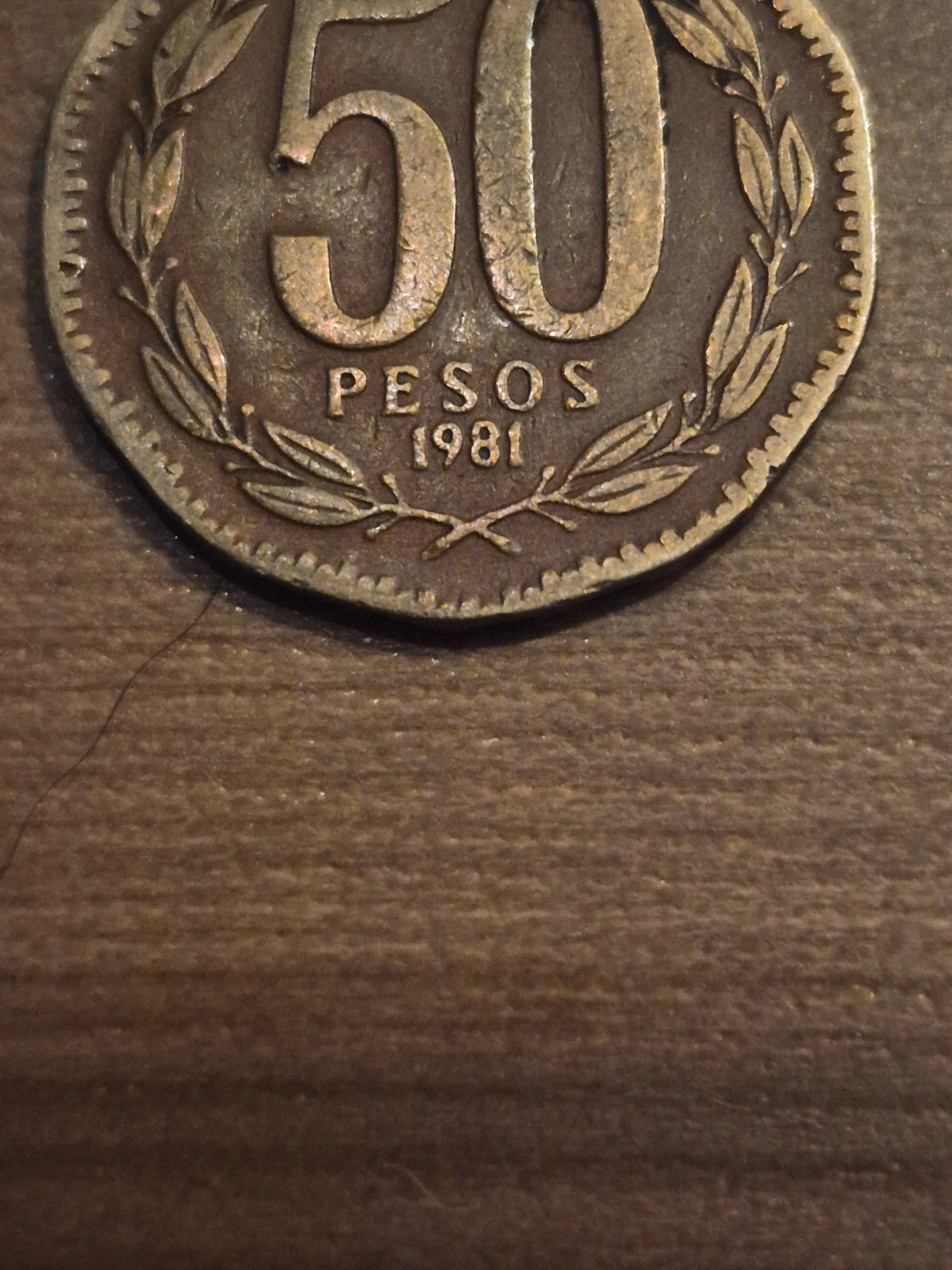 Pièce 50 Pesos Chili 1981 - Bernardo O'Higgins 2