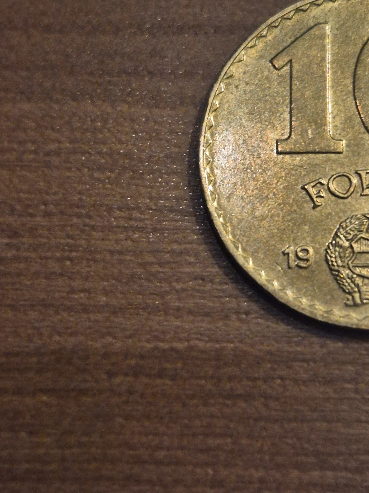 Pièce 10 Forint Hongrie 1987 - République Populaire 3