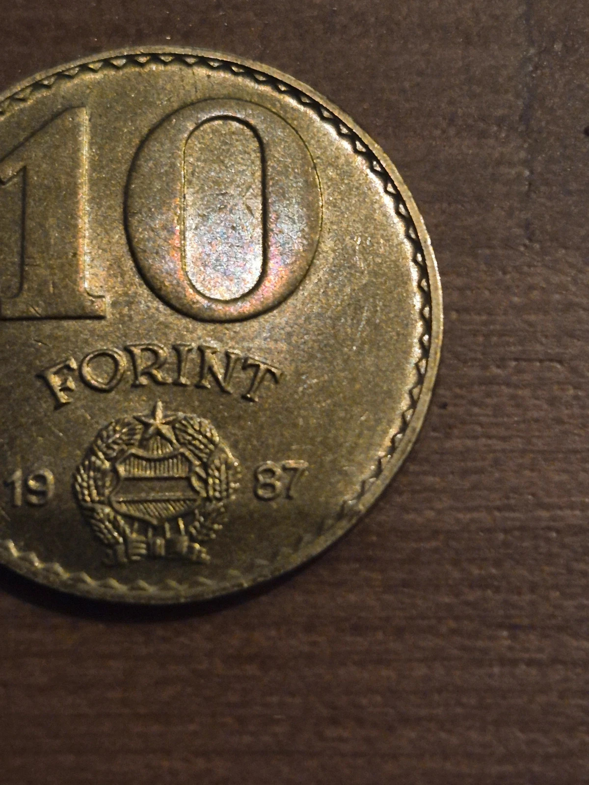 Pièce 10 Forint Hongrie 1987 - République Populaire 5