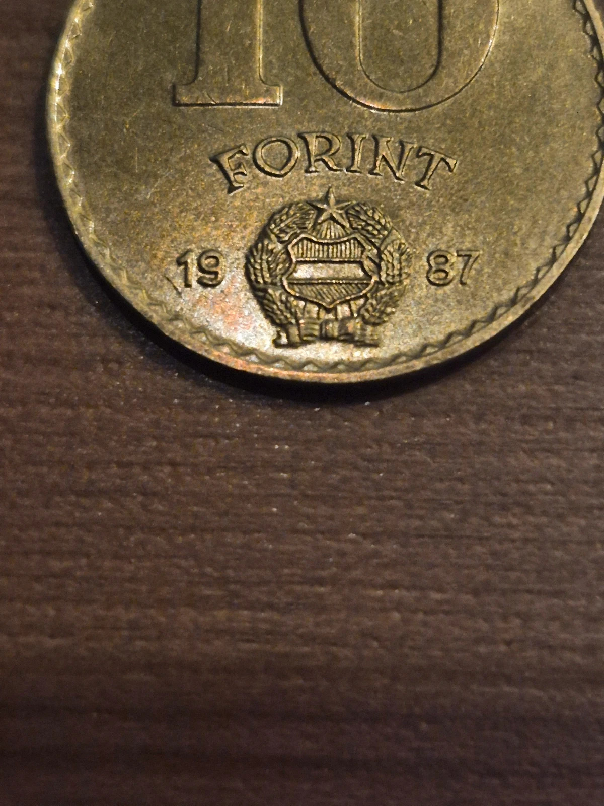 Pièce 10 Forint Hongrie 1987 - République Populaire 2