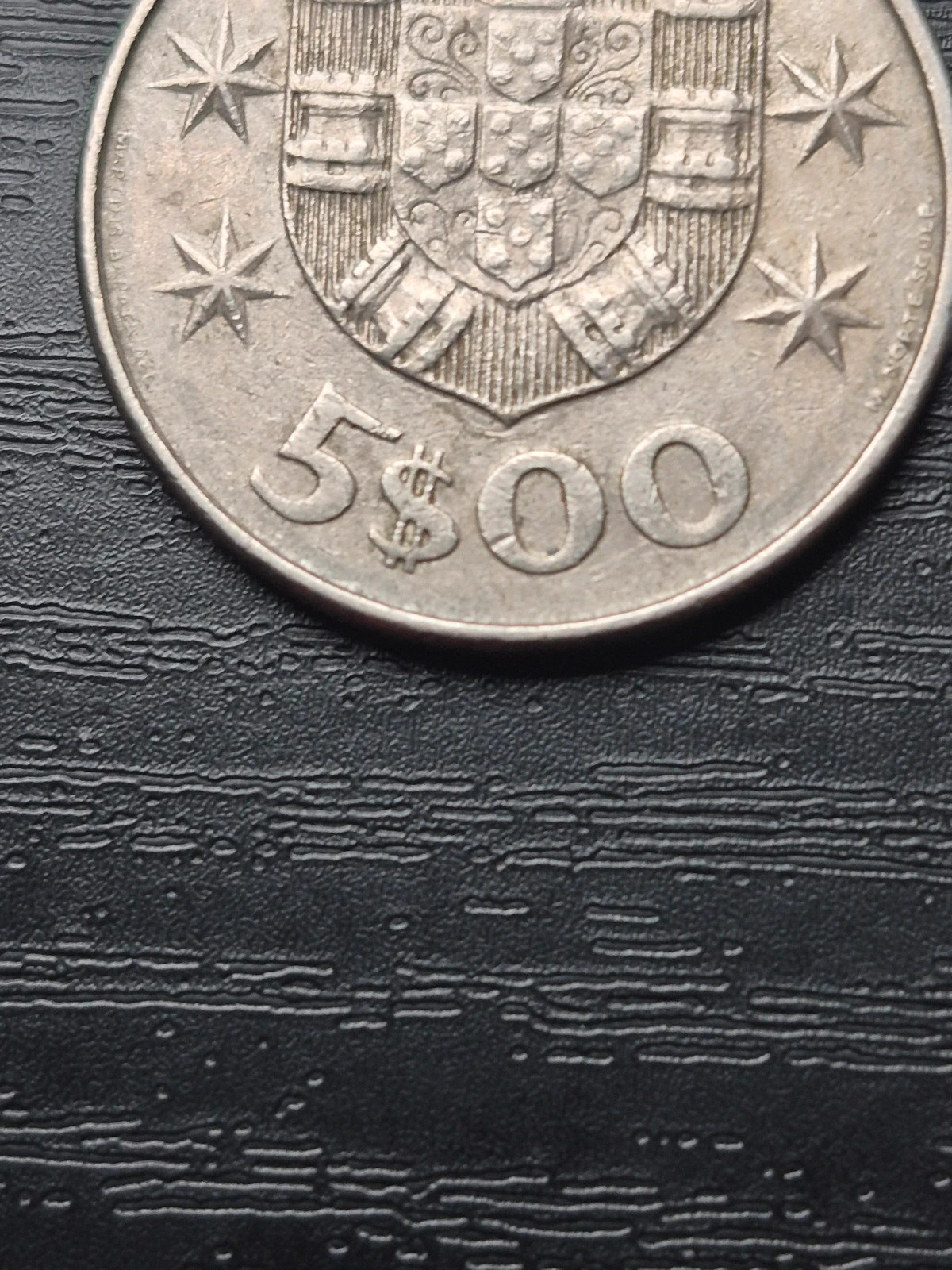 Pièce 5 Escudos Portugal 1977 2