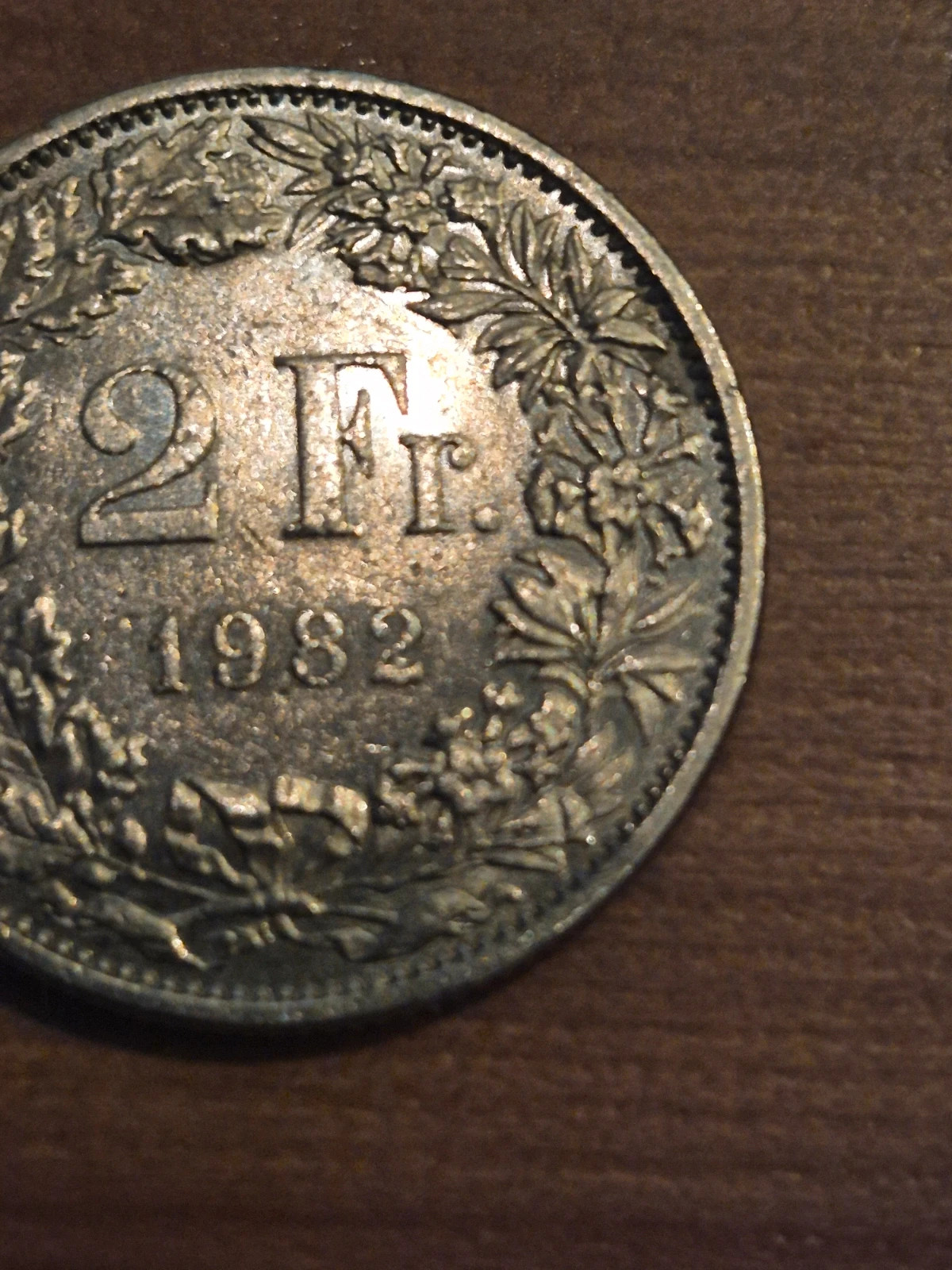 Pièce 2 Francs Suisse 1982 - Helvetia 5