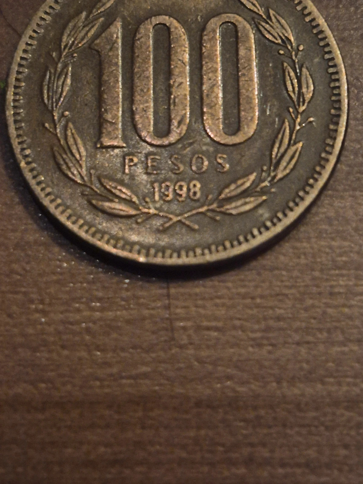 Pièce 100 Pesos Chili 1998 - Bronze-Aluminium 2