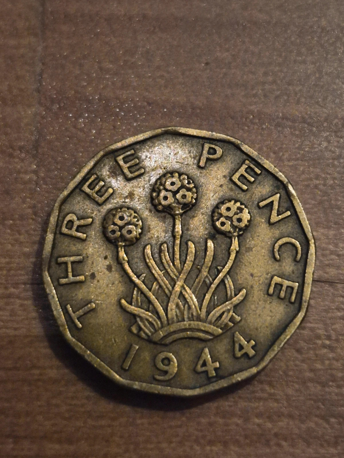 Pièce 3 Pence 1944 - George VI - Royaume-Uni 4