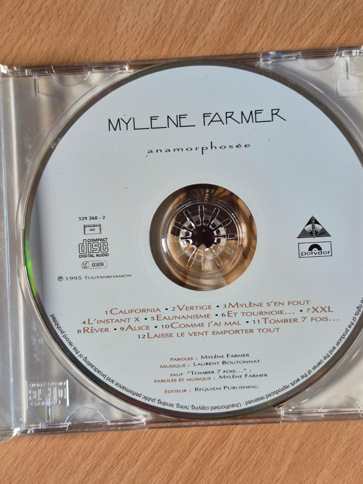CD Mylène Farmer - Album "Anamorphosée" (1995) 5