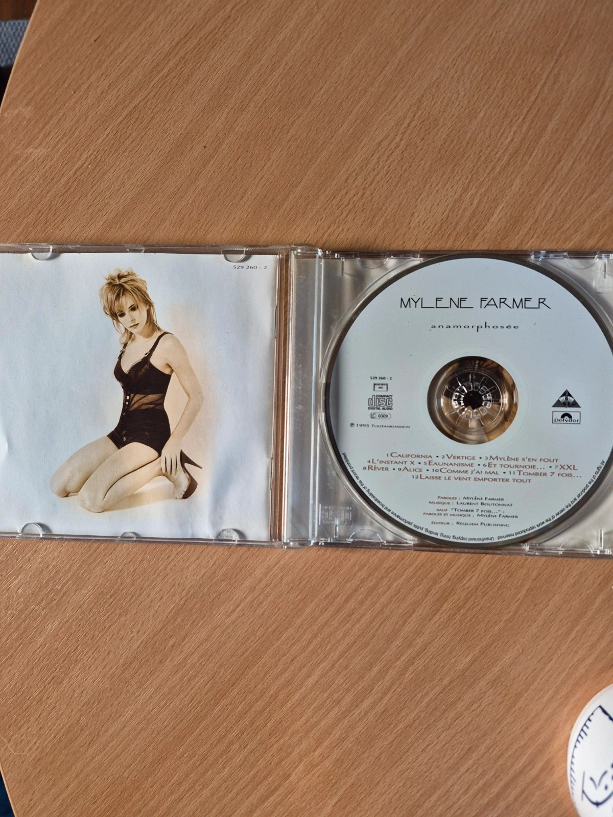 CD Mylène Farmer - Album "Anamorphosée" (1995) 4