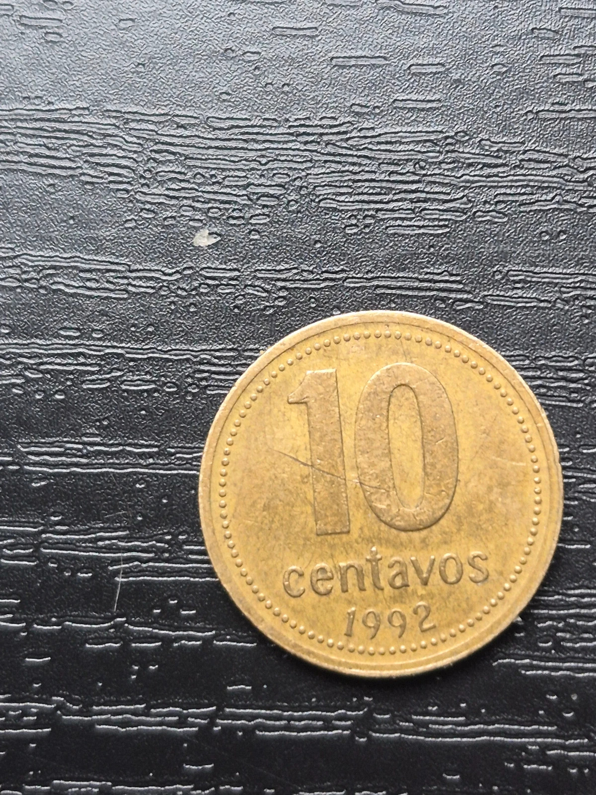Pièce Argentine 10 centavos 1992 4