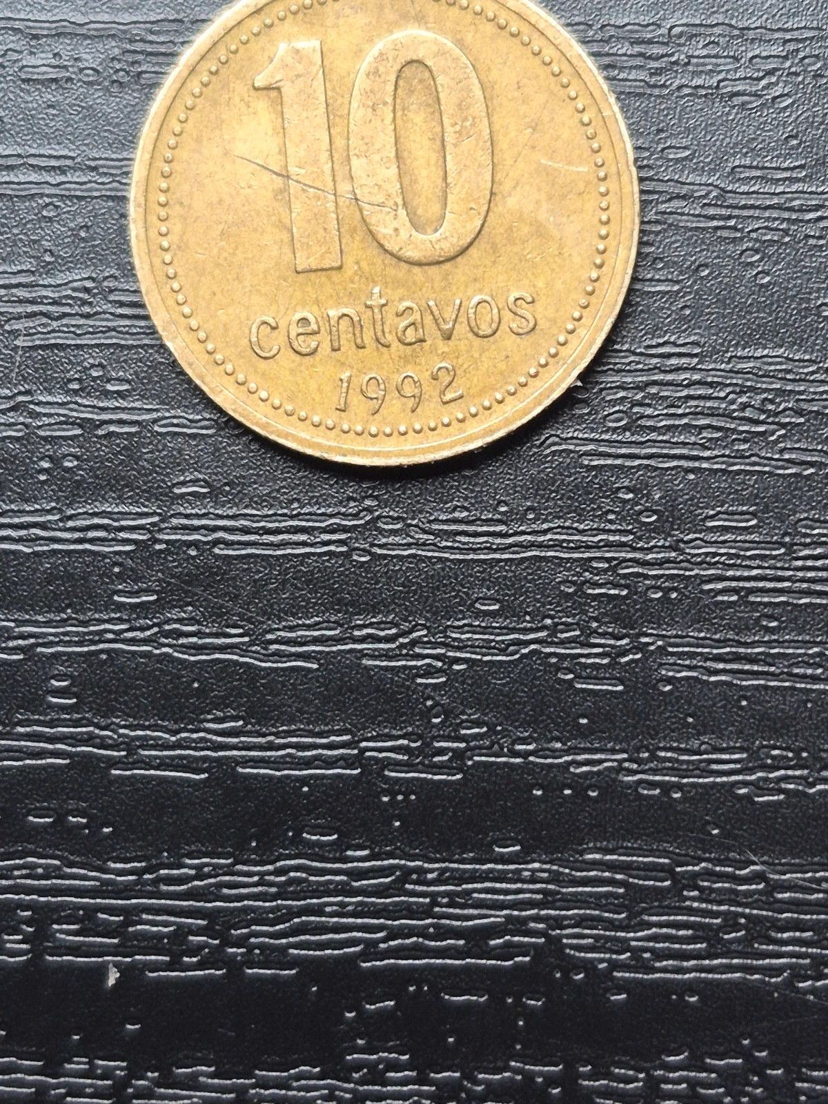 Pièce Argentine 10 centavos 1992 2