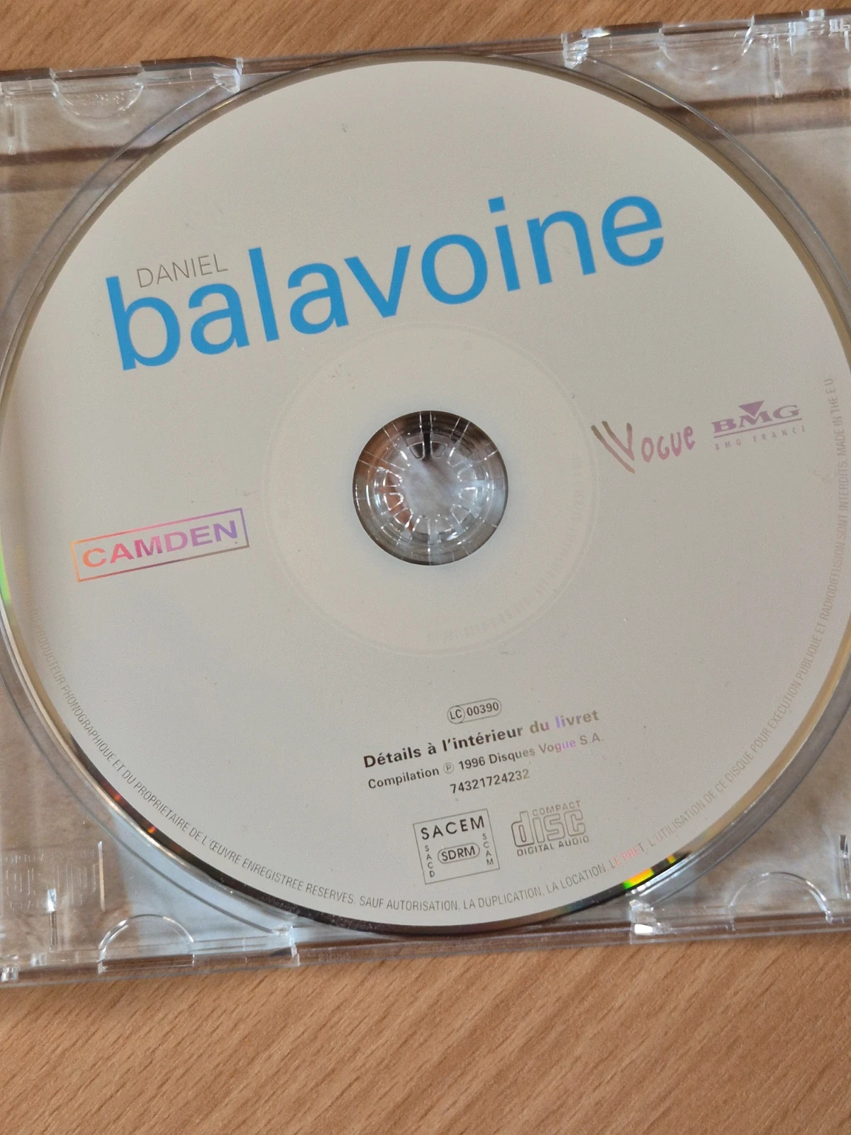 CD Daniel Balavoine - Ses 7 premières compositions (Camden Originals) 5