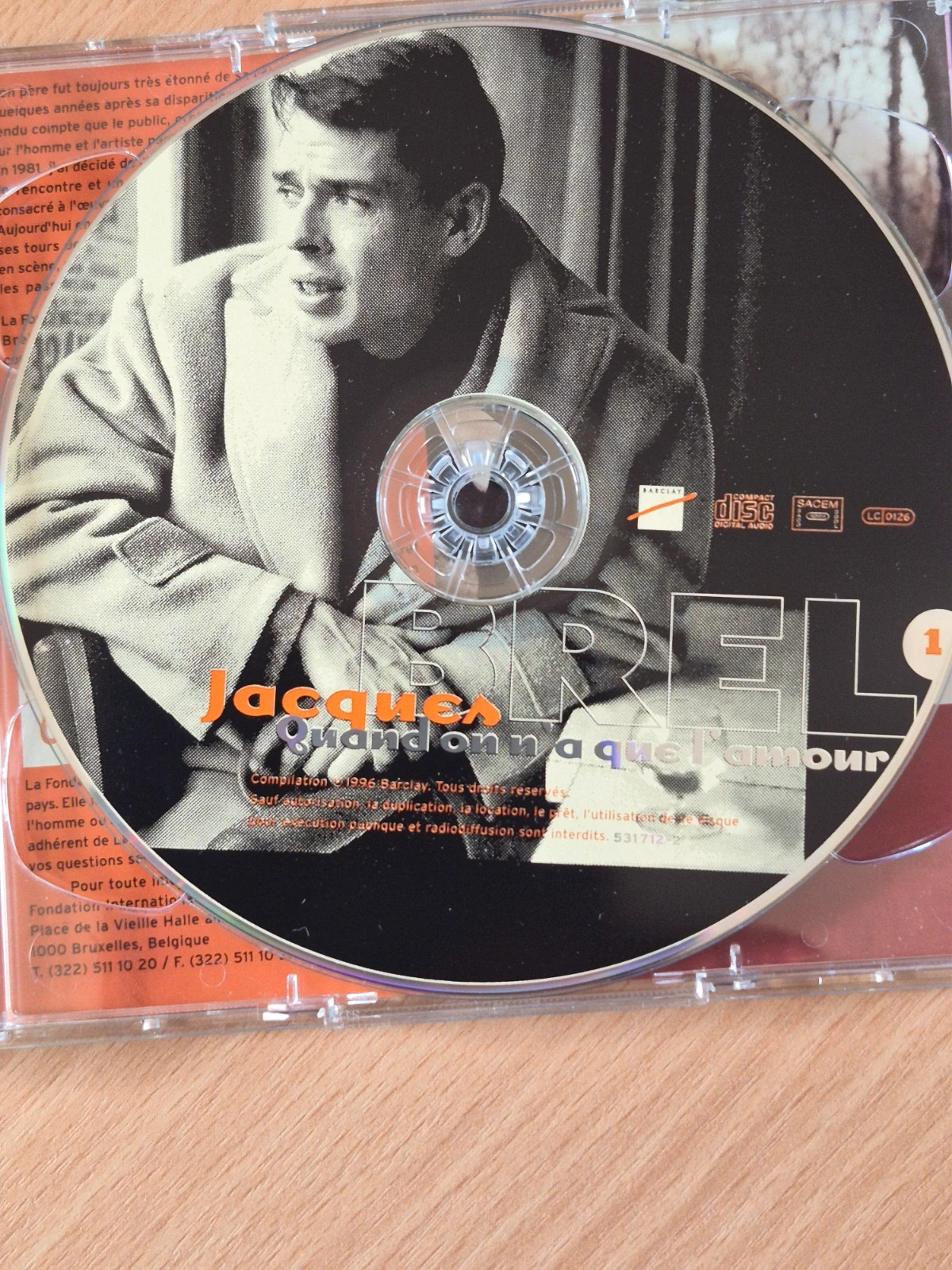 Double CD Jacques Brel - Quand on n'a que l'amour 5