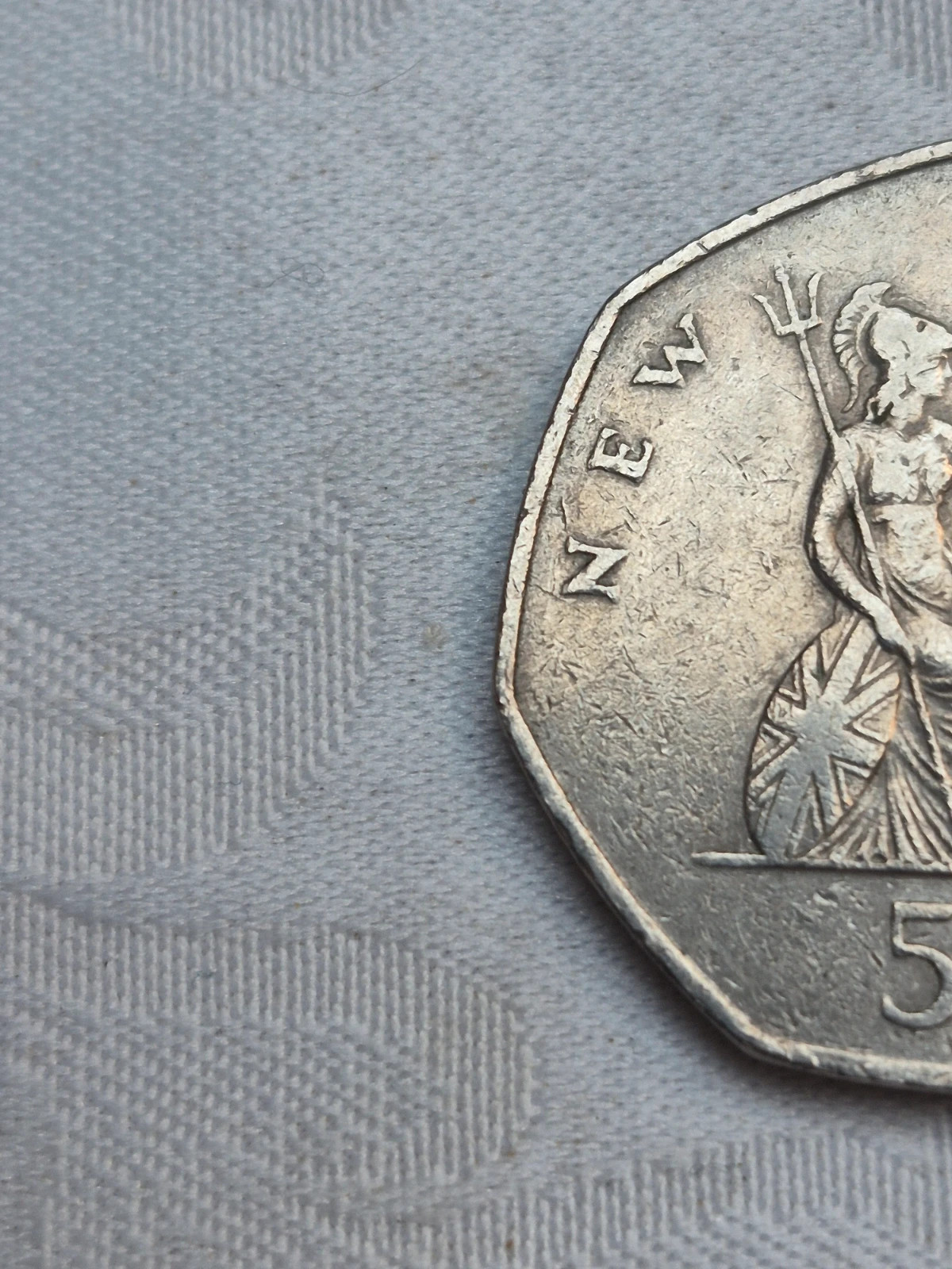 Pièce 50 New Pence 1969 - Britannia - Royaume-Uni 3