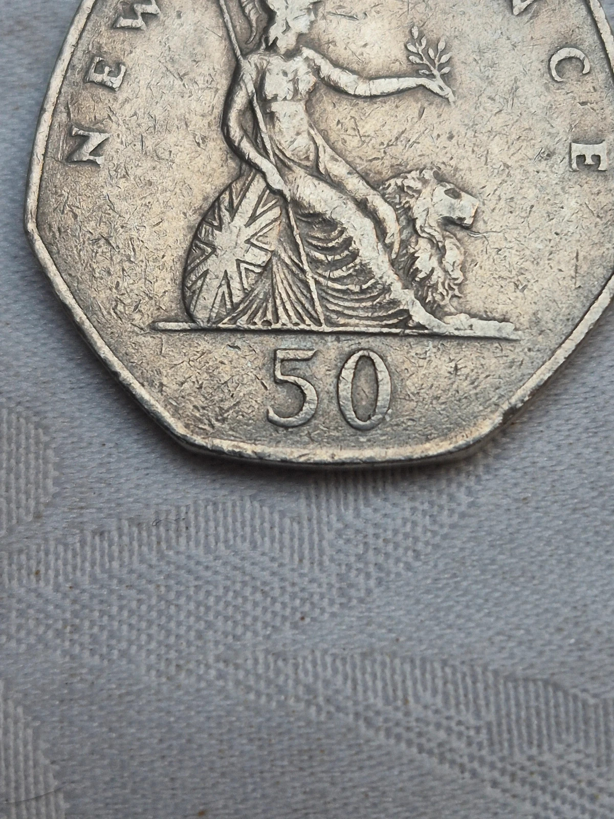 Pièce 50 New Pence 1969 - Britannia - Royaume-Uni 2