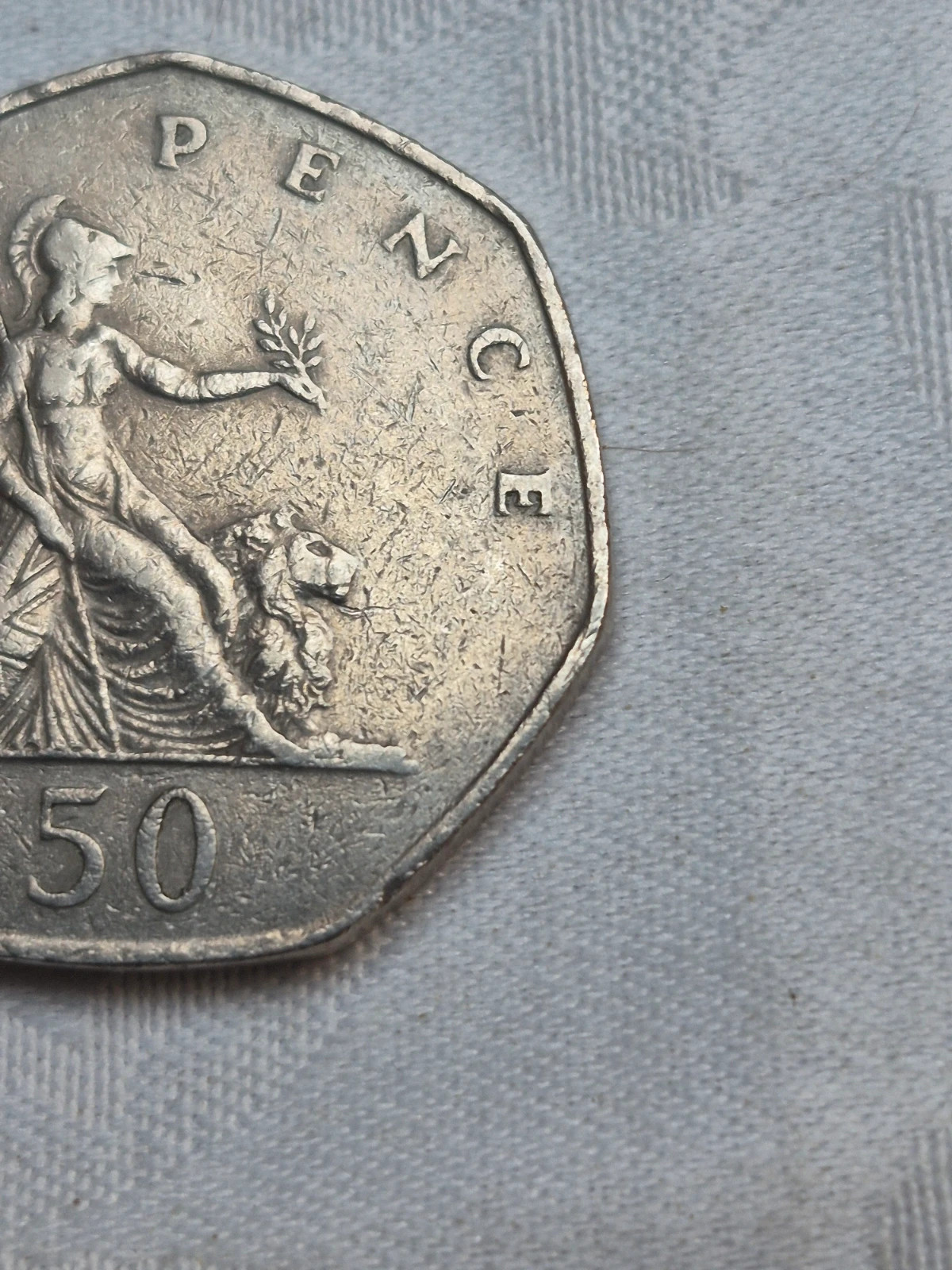 Pièce 50 New Pence 1969 - Britannia - Royaume-Uni 5
