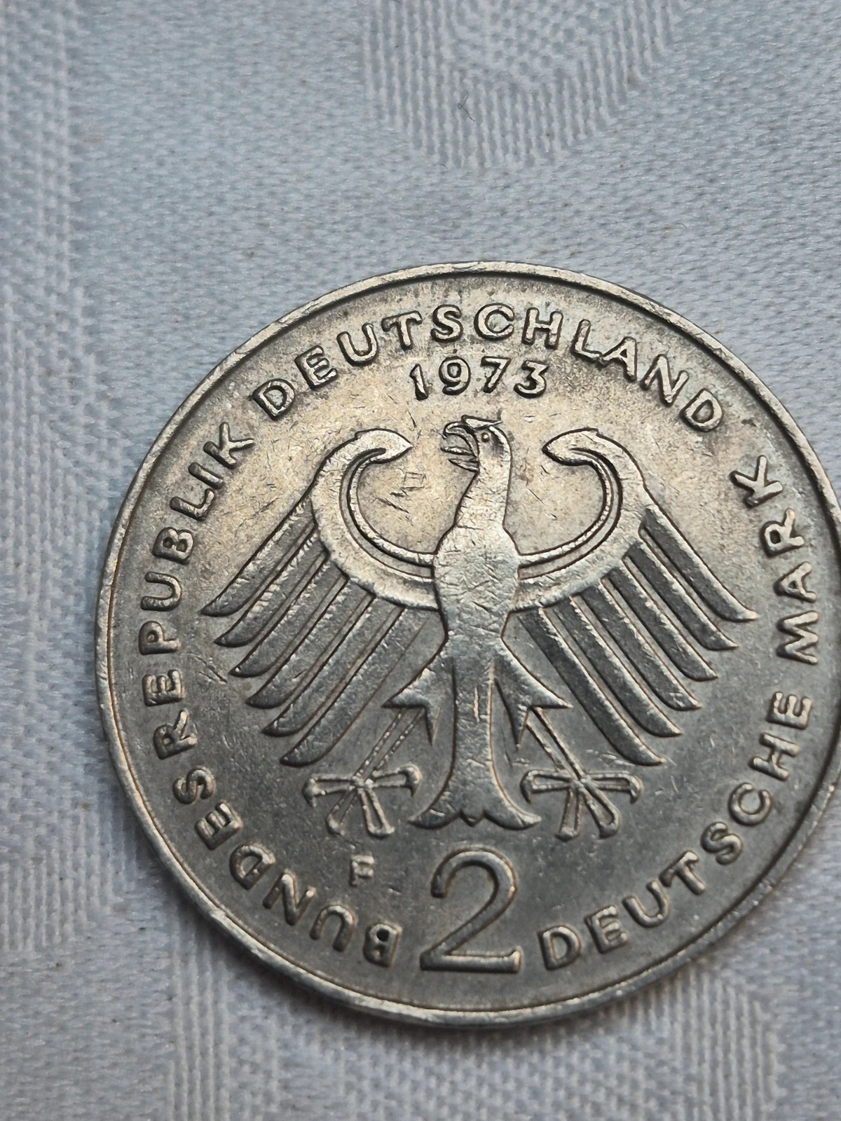 Pièce 2 Deutsche Mark 1973 - Atelier F (Stuttgart) 4
