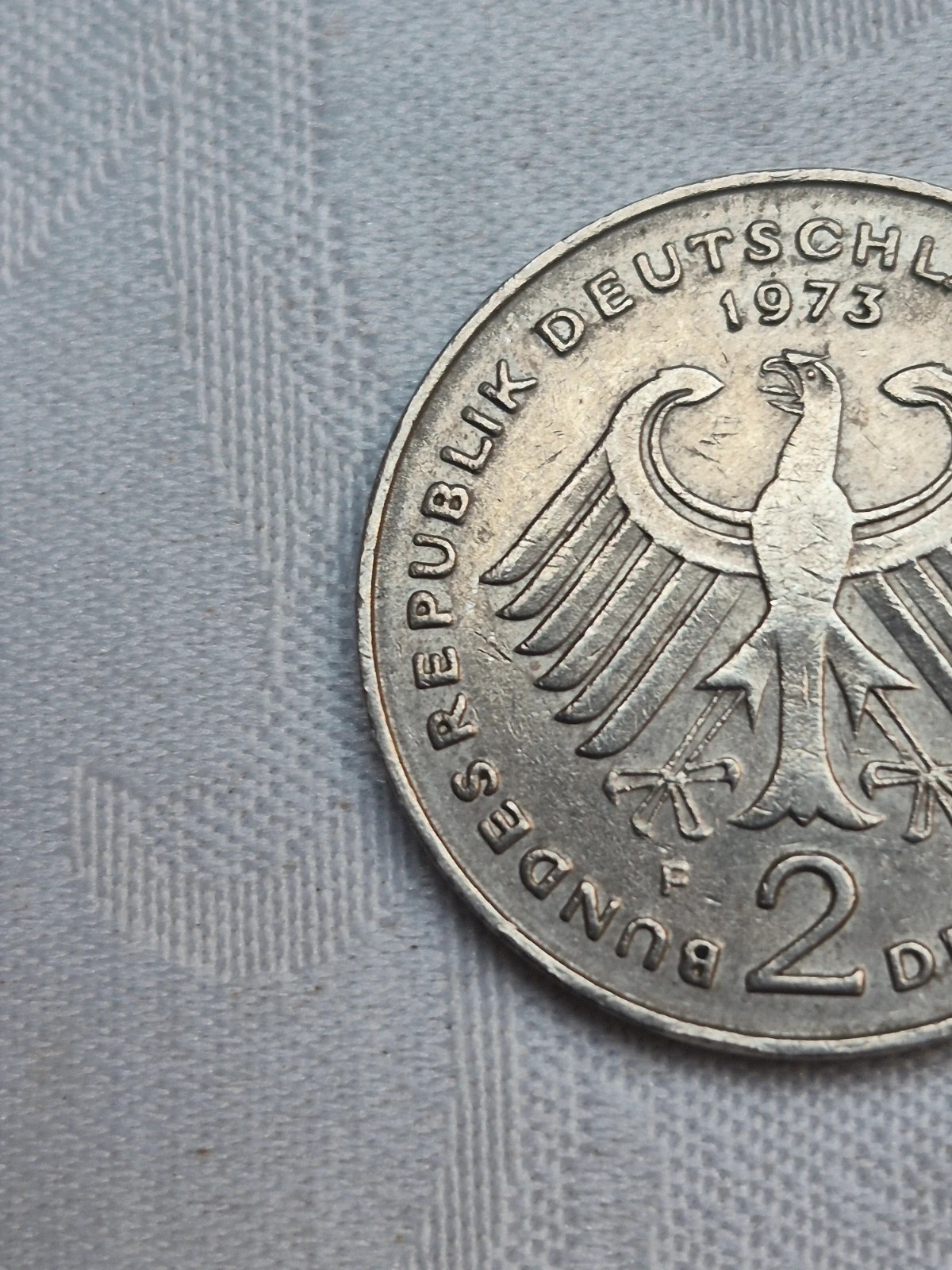 Pièce 2 Deutsche Mark 1973 - Atelier F (Stuttgart) 3